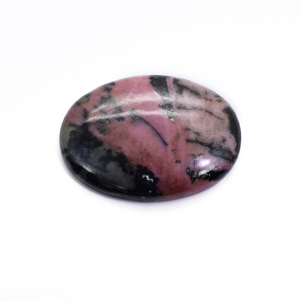 Natural Rhodonite 31x21mm Oval Cabochon 3955 Cts