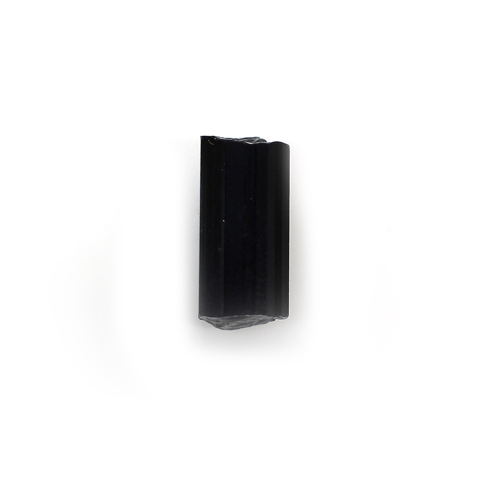 Natural Black Tourmaline 11x5mm Raw Rock 480 Cts