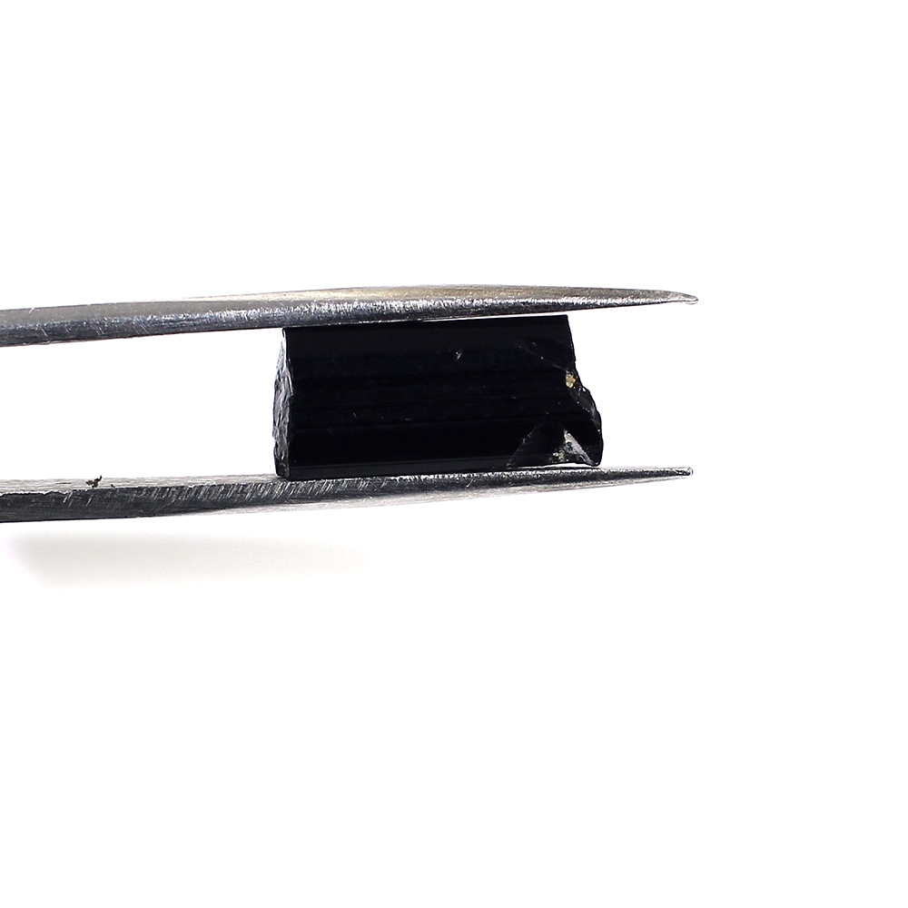 Natural Black Tourmaline 11x5mm Raw Rock 480 Cts