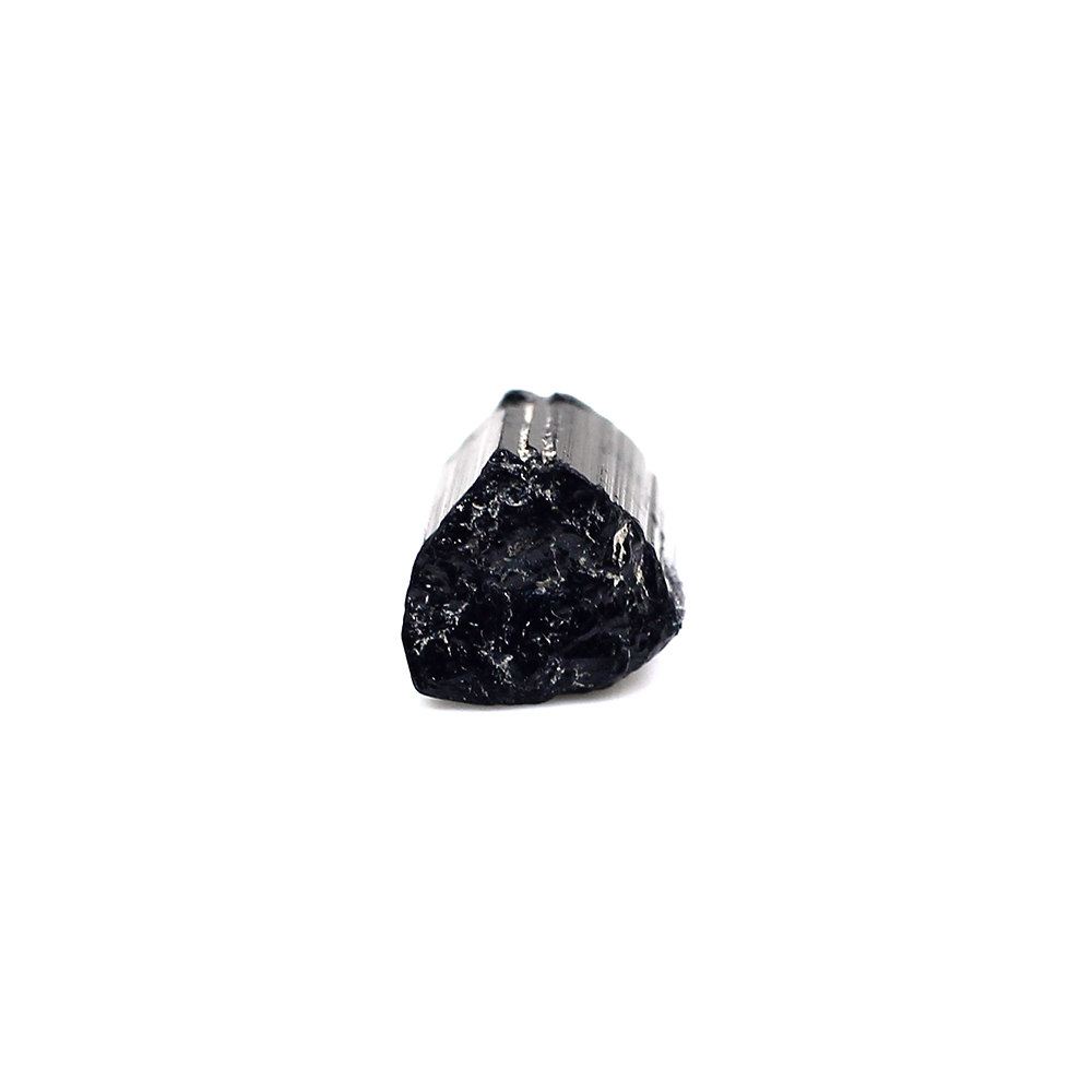 Natural Black Tourmaline 9x6mm Raw Rock 320 Cts