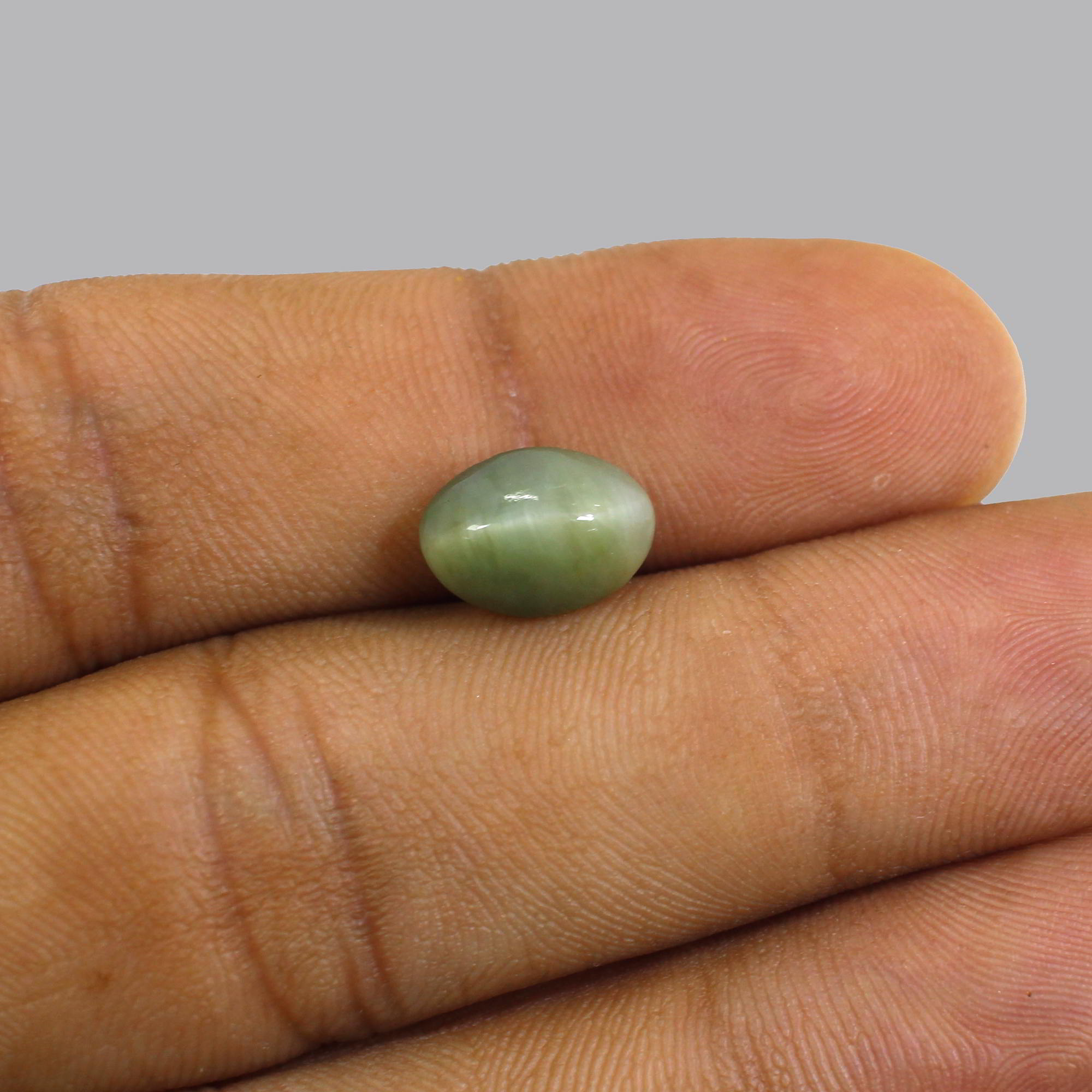 Natural Cats Eye 10x8mm Oval Cabochon 305 Cts