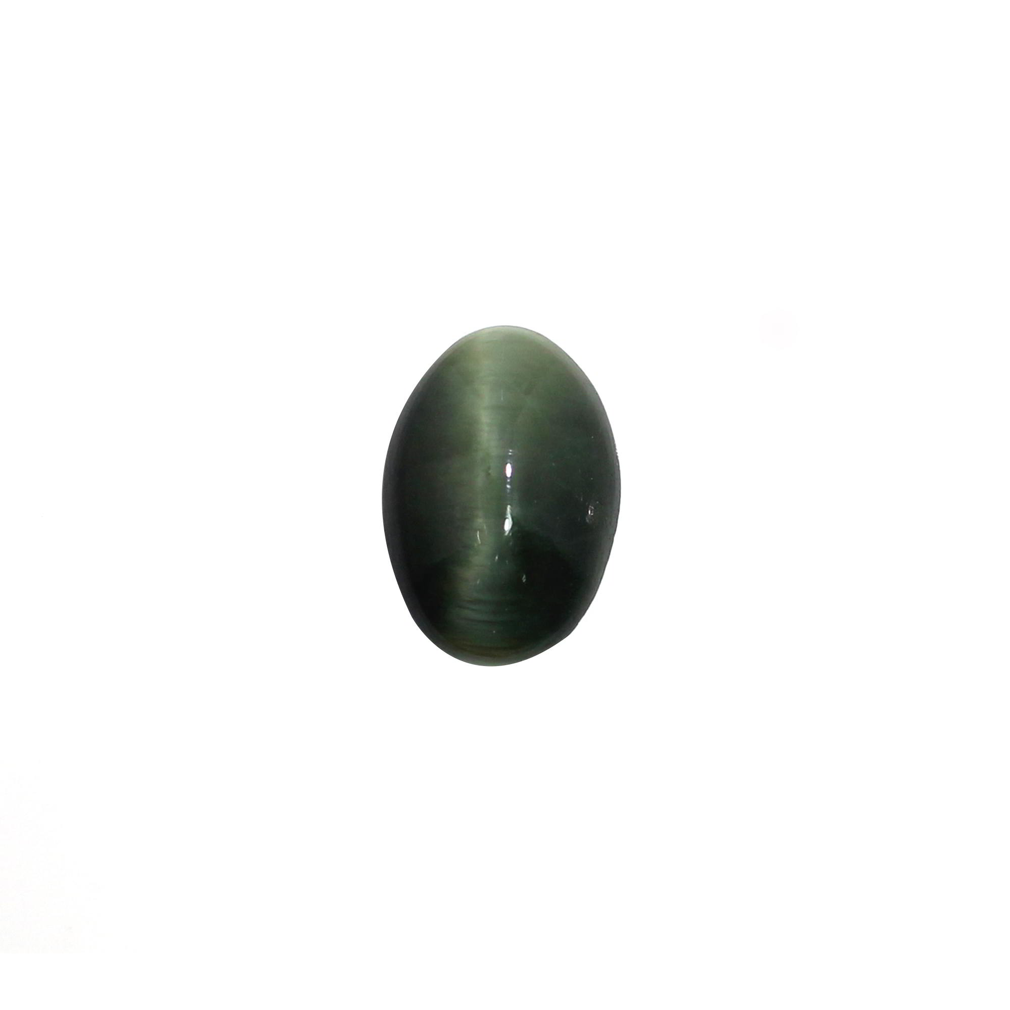Natural Cats Eye 12x8mm Oval Cabochon 450 Cts