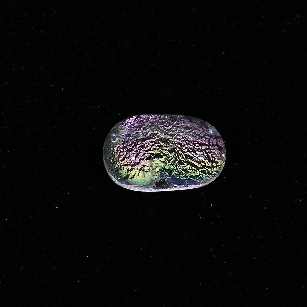 Synthetic Ethiopian Opal 12x8mm Oval Cabochon 450 Cts