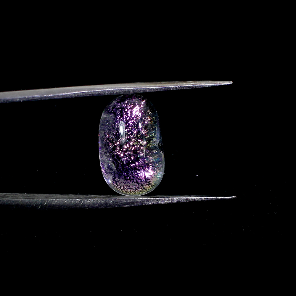 Synthetic Ethiopian Opal 12x8mm Oval Cabochon 450 Cts