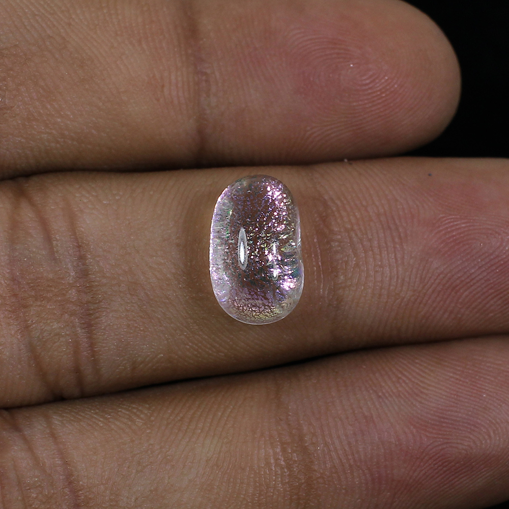 Synthetic Ethiopian Opal 12x8mm Oval Cabochon 450 Cts