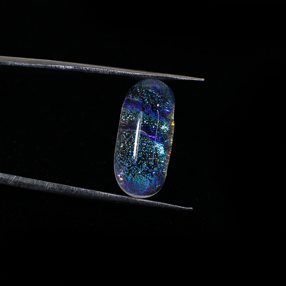 Synthetic Ethiopian Opal 16x8mm Oval Cabochon 615 Cts