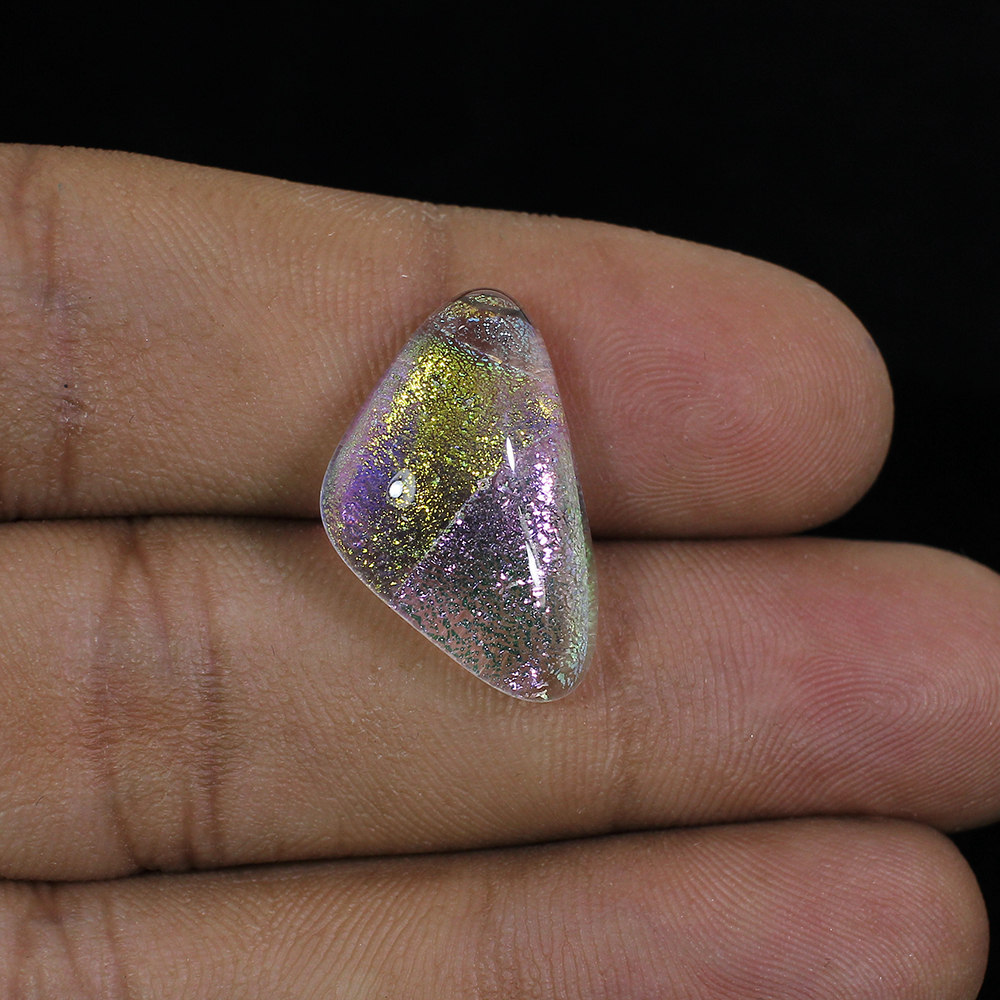 Synthetic Ethiopian Opal 21x13mm Fancy Cabochon 1195 Cts
