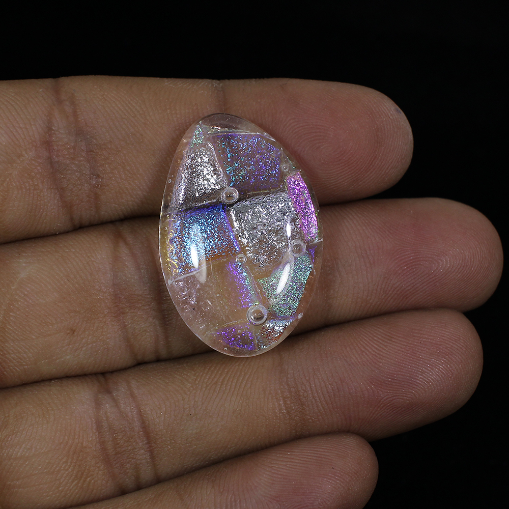 Synthetic Ethiopian Opal 30x20mm Fancy Cabochon 3150 Cts