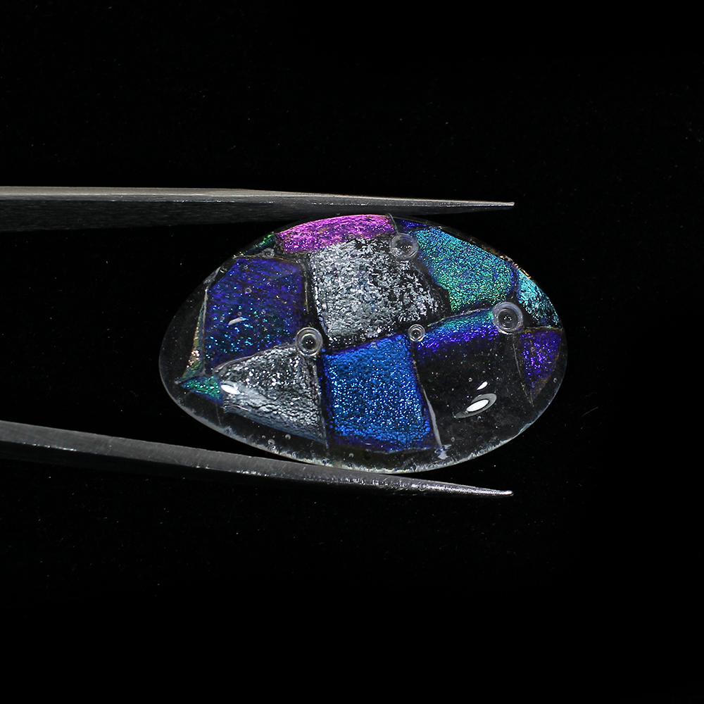 Synthetic Ethiopian Opal 30x20mm Fancy Cabochon 3150 Cts