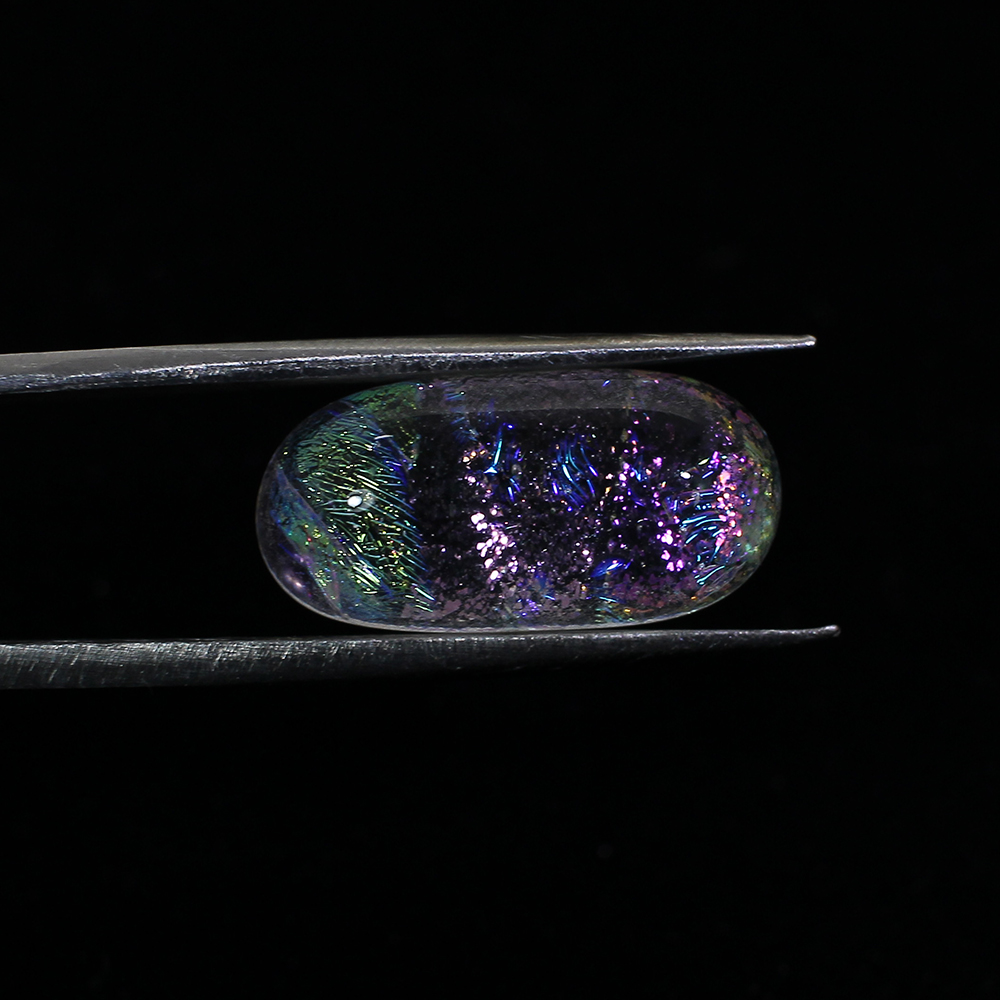 Synthetic Ethiopian Opal 16x7mm Capsule Cabochon 550 Cts