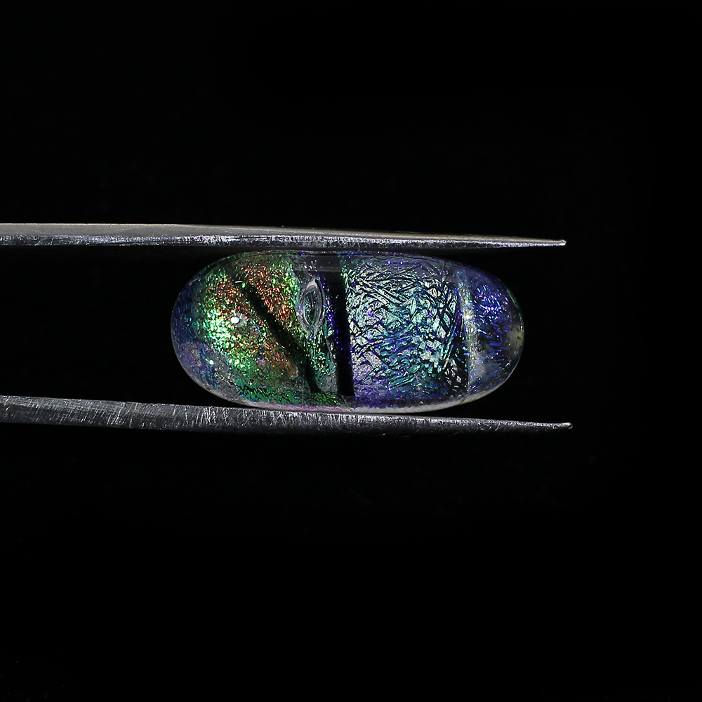 Synthetic Ethiopian Opal 20x8mm Capsule Cabochon 820 Cts