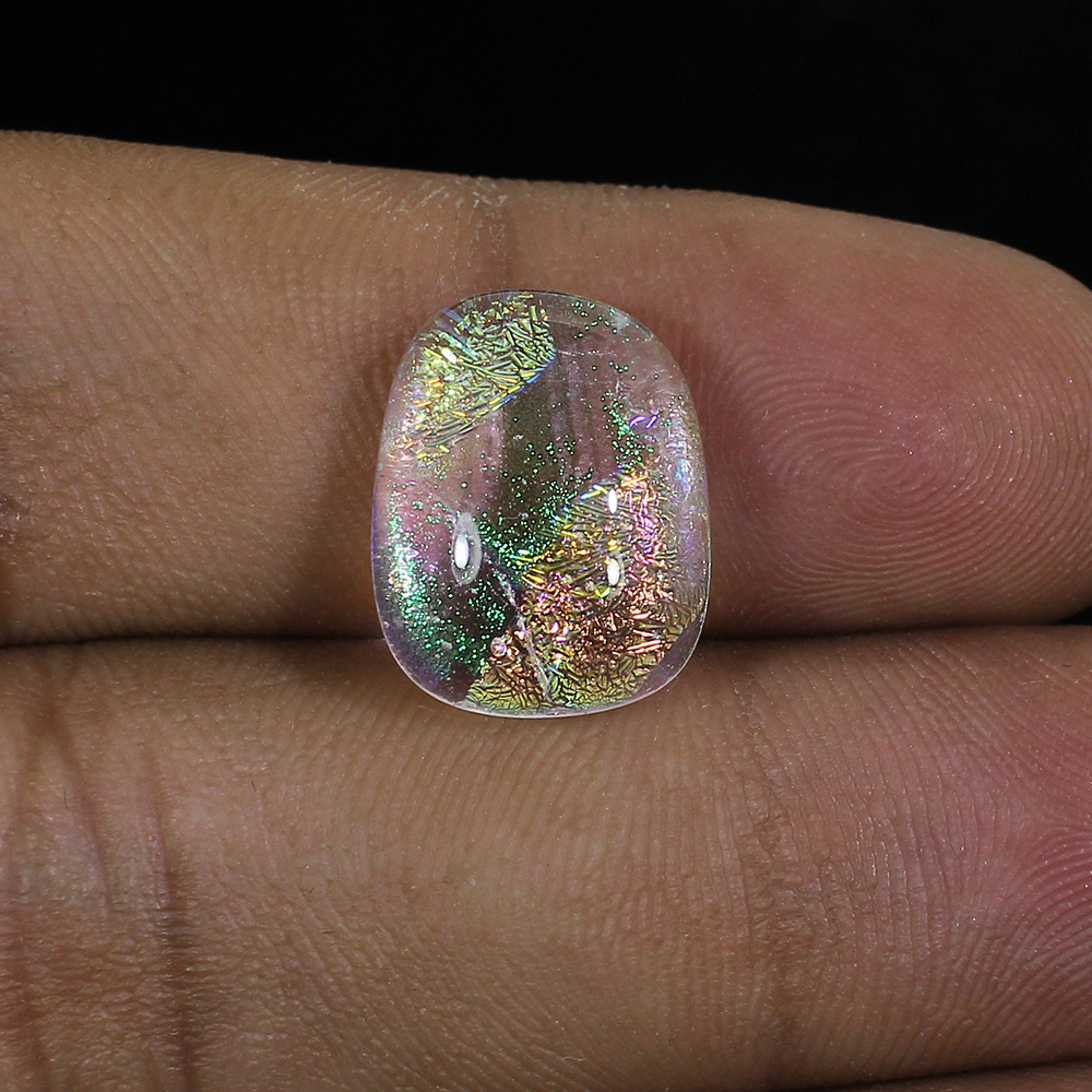 Synthetic Ethiopian Opal 15x12mm Fancy Cabochon 980 Cts