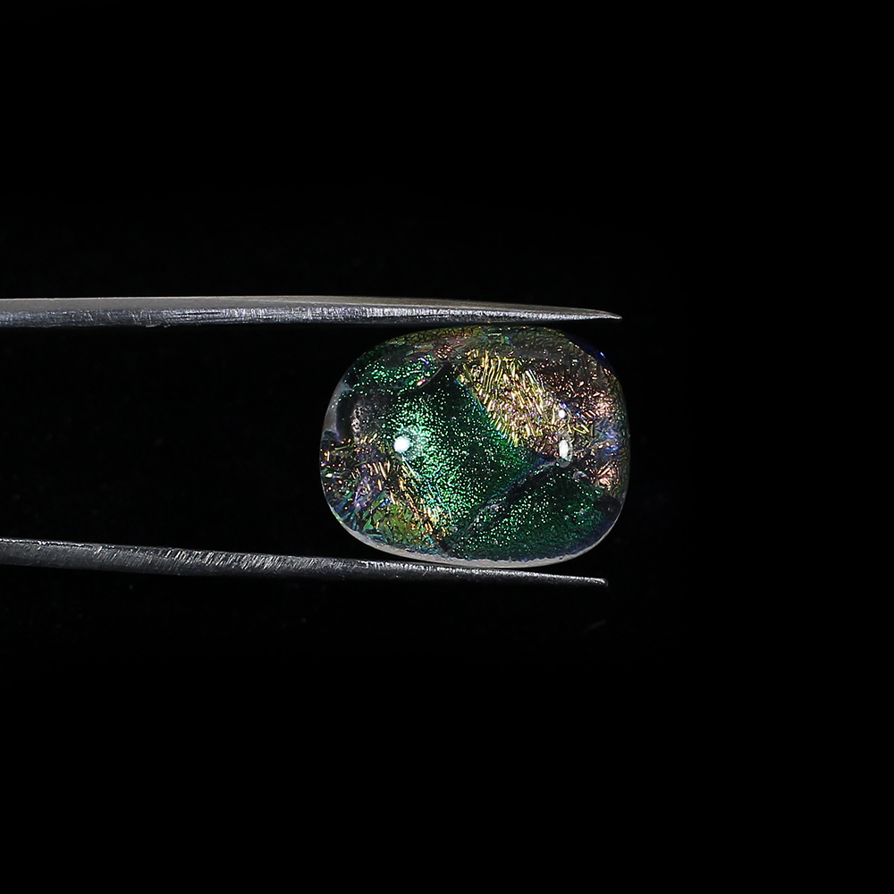 Synthetic Ethiopian Opal 15x12mm Fancy Cabochon 980 Cts