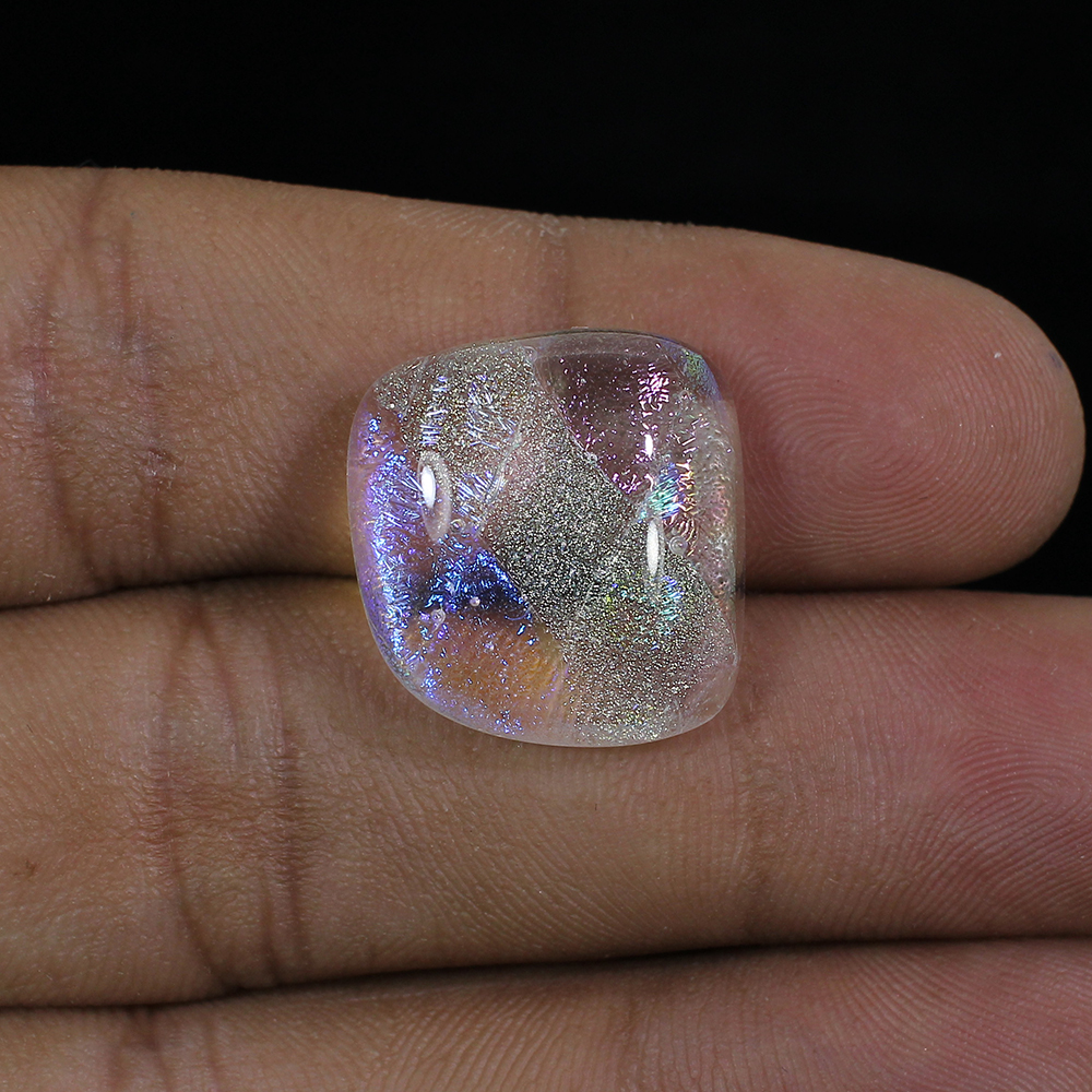 Synthetic Ethiopian Opal 18x18mm Fancy Cabochon 2090 Cts