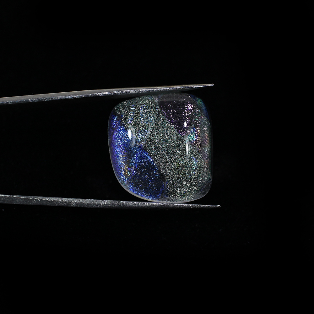 Synthetic Ethiopian Opal 18x18mm Fancy Cabochon 2090 Cts