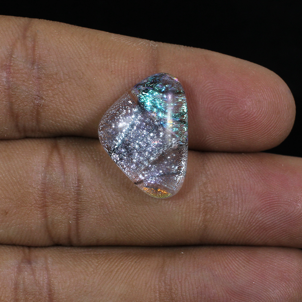 Synthetic Ethiopian Opal 20x14mm Fancy Cabochon 1375 Cts