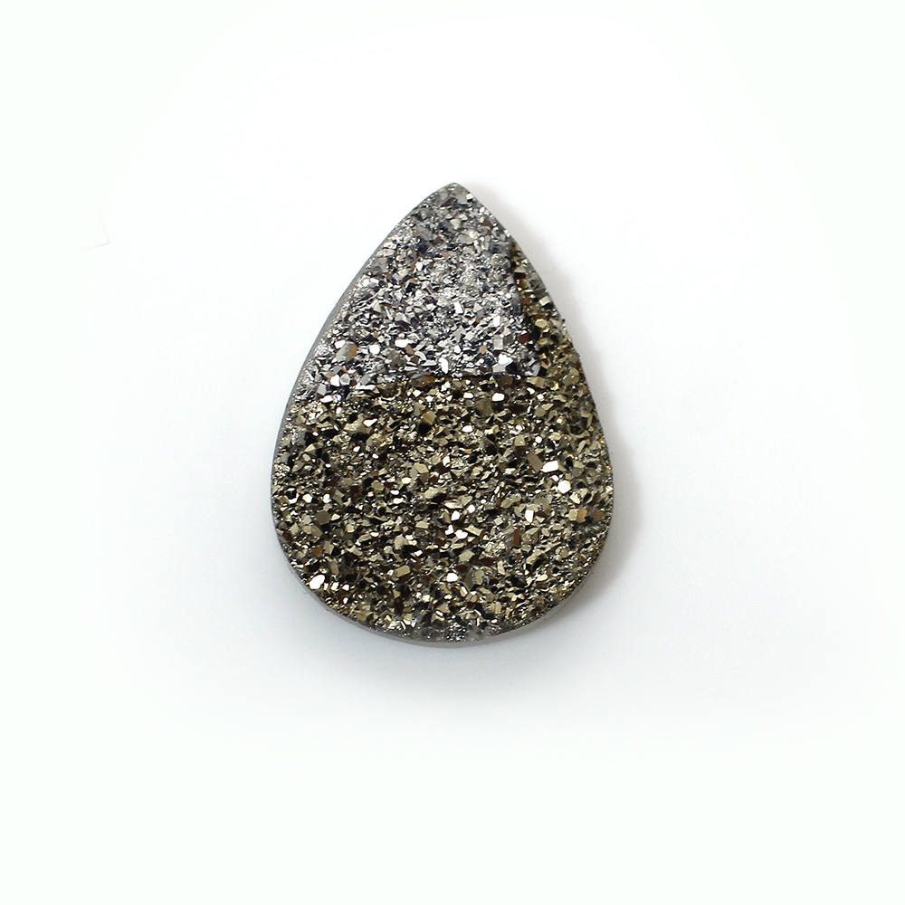 Bio Color Druzy 18x13mm Pear 545 Cts