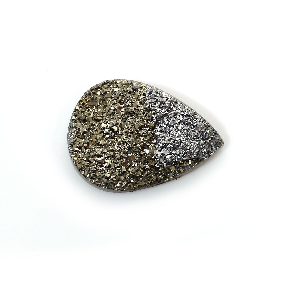 Bio Color Druzy 18x13mm Pear 545 Cts