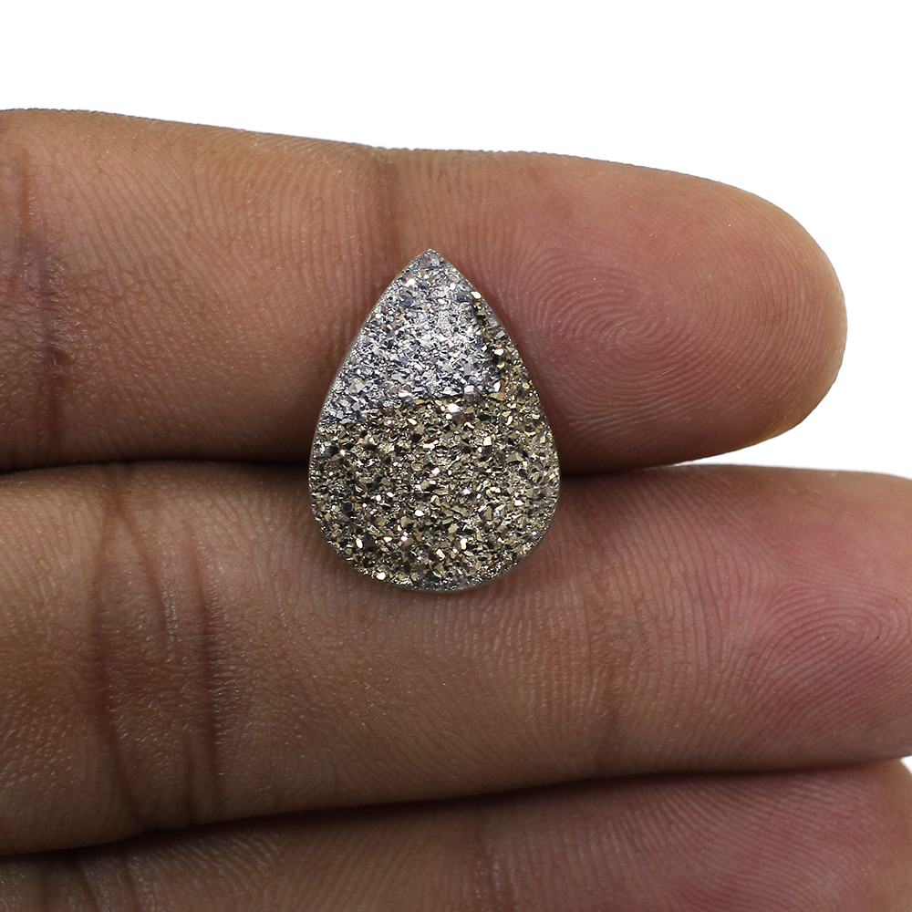 Bio Color Druzy 18x13mm Pear 545 Cts