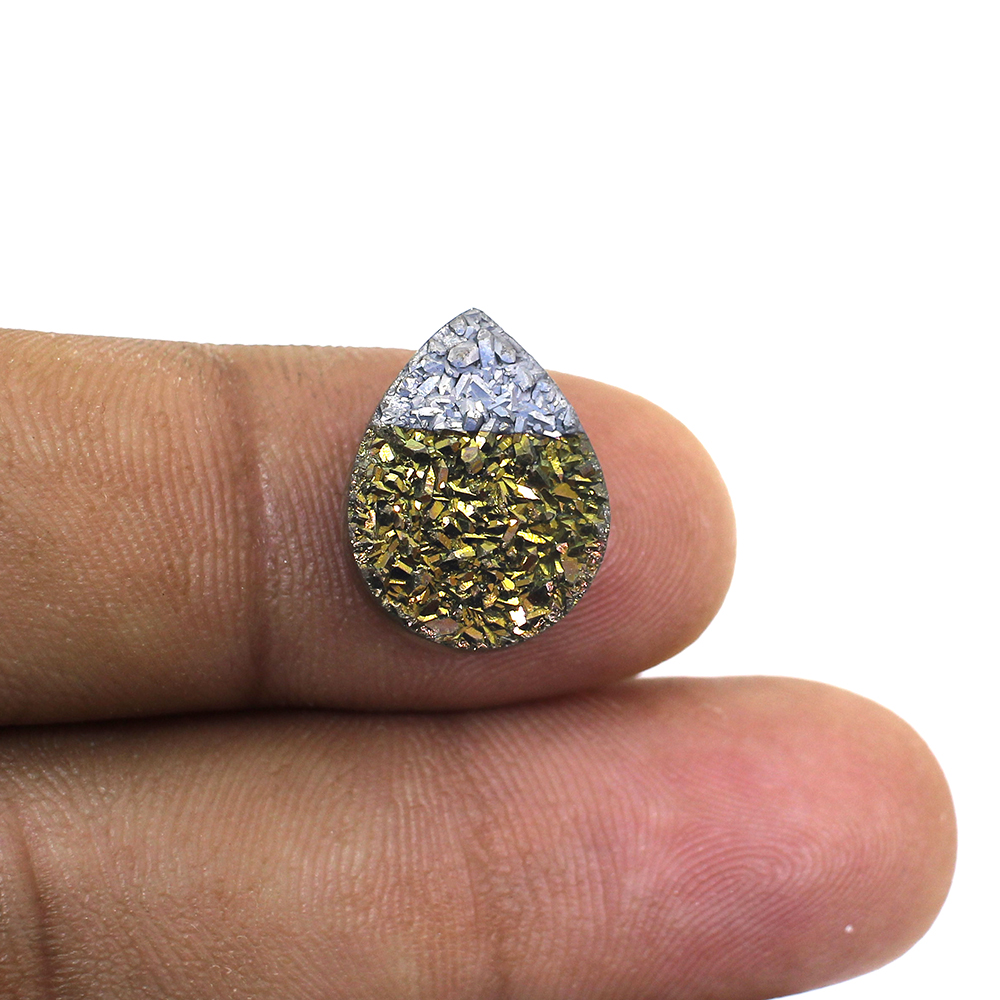 Bio Color Druzy 16x12mm Pear 705 Cts