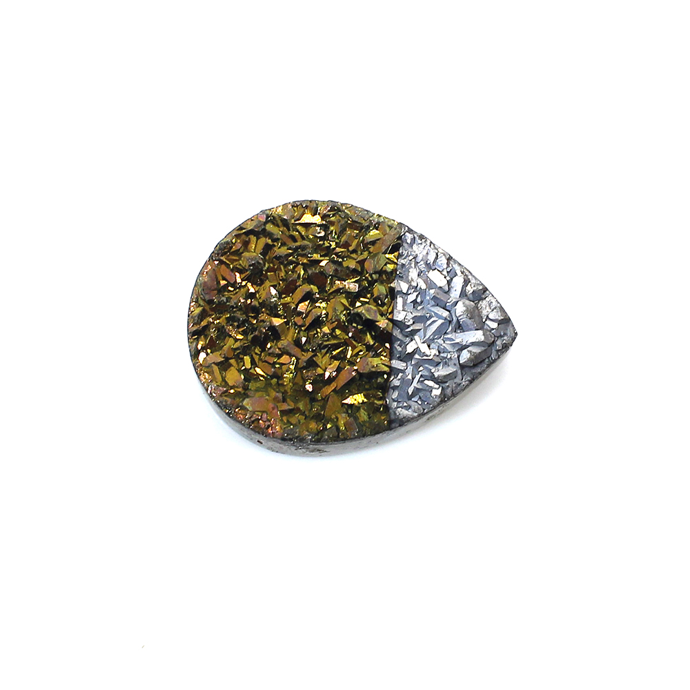 Bio Color Druzy 16x12mm Pear 705 Cts