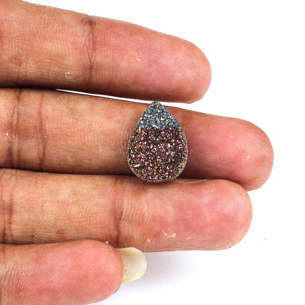Bio Color Druzy 16x12mm Oval 630 Cts