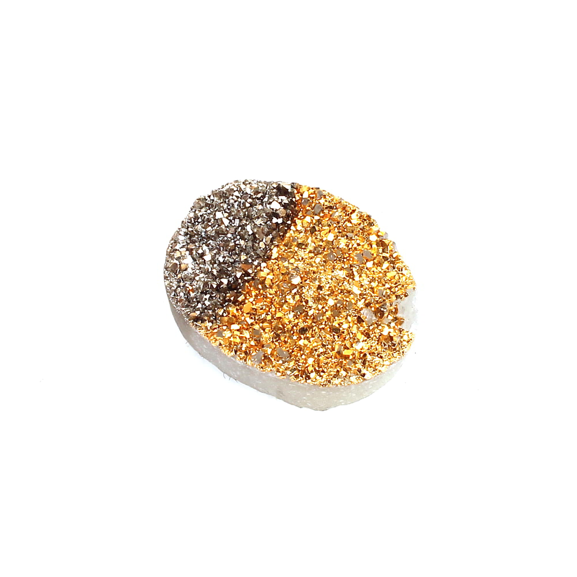 Bio Color Coated Druzy 16x12mm Oval 1040 Cts