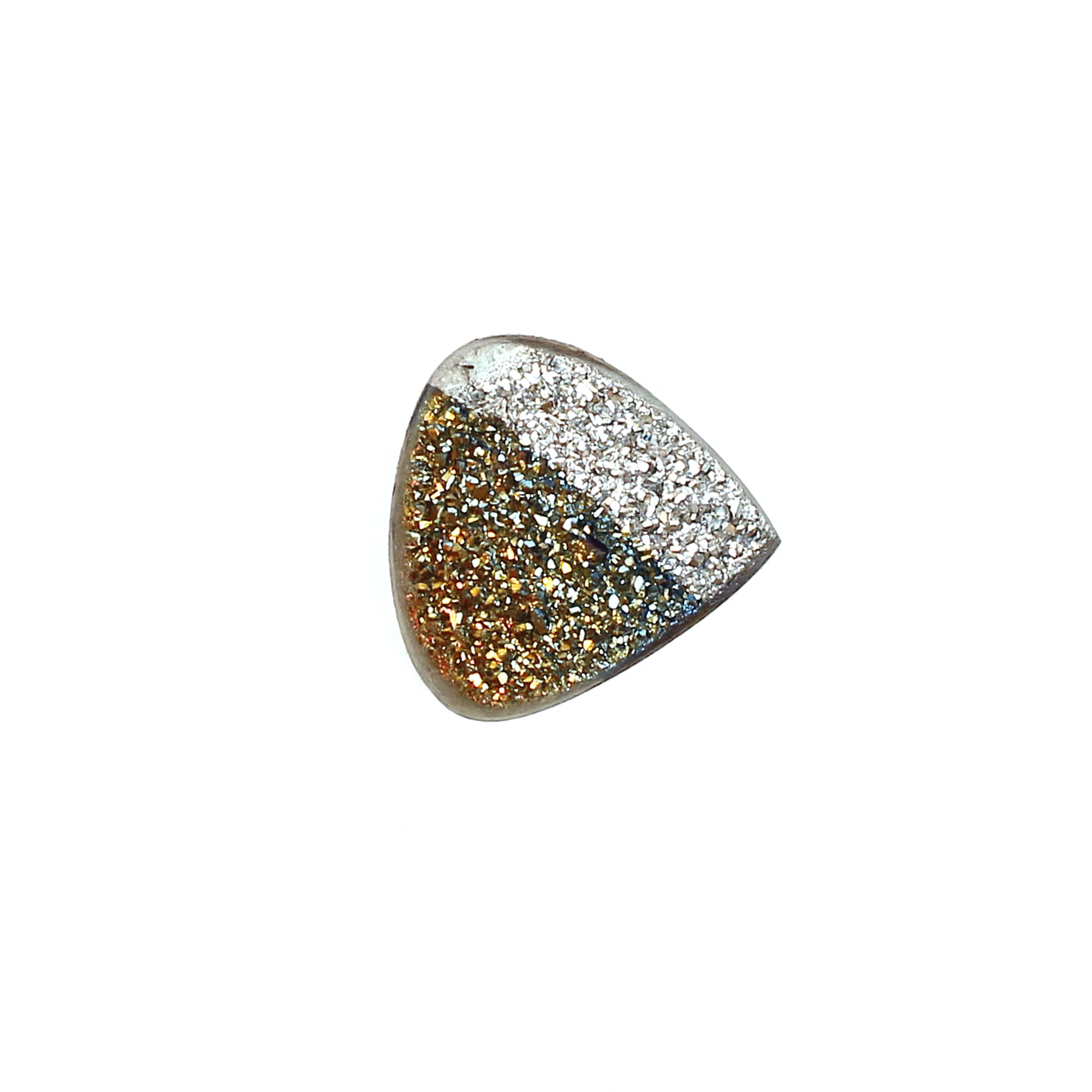 Bio Color Coated Druzy 15x15mm Trillion 970 Cts