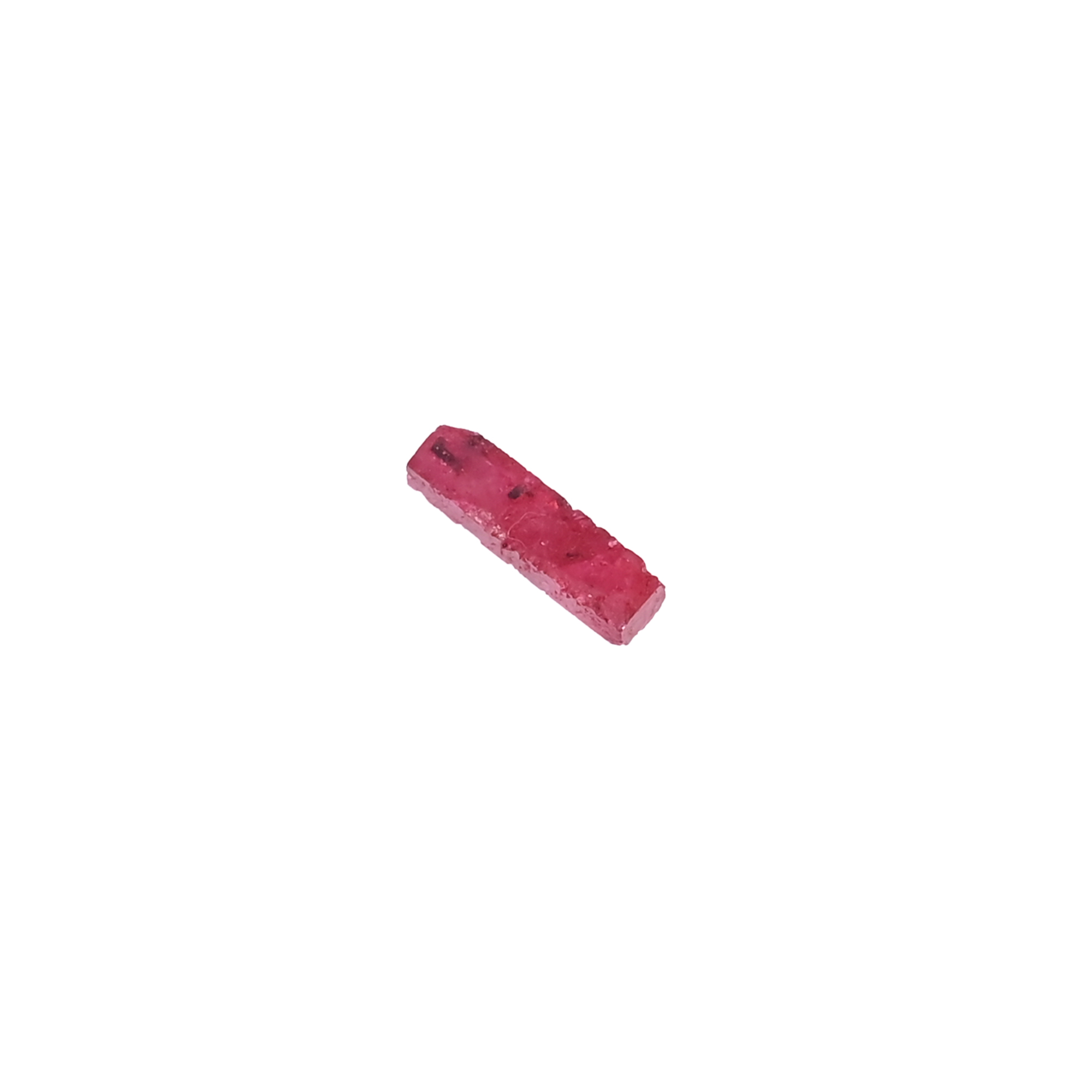Natural Ruby Corundum Smooth Cube Shape 95 Carat Loose Gemstones