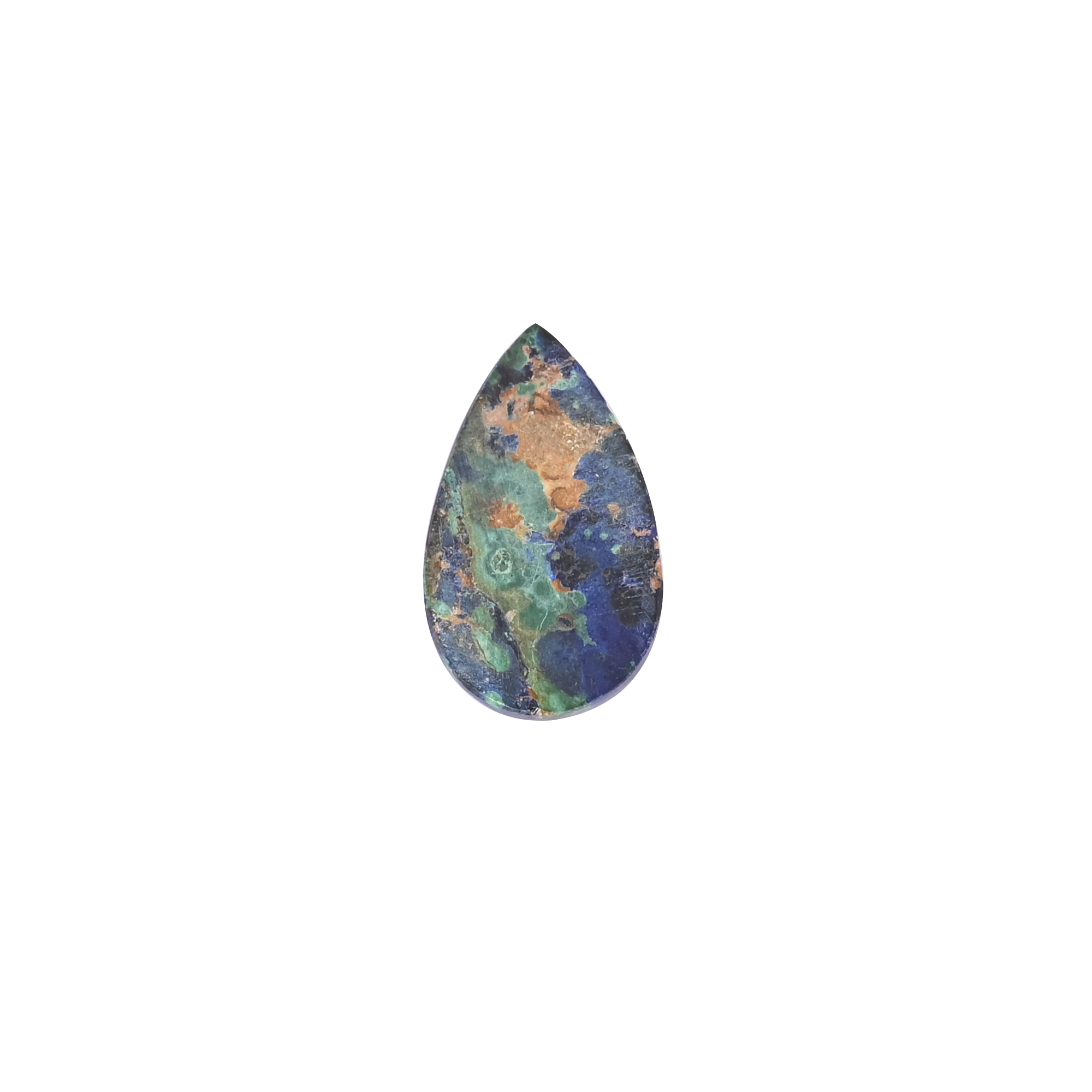 Eye Catching Natural Azurite Pear Cabochon 1605 Cts Loose Gemstone For Jewelry