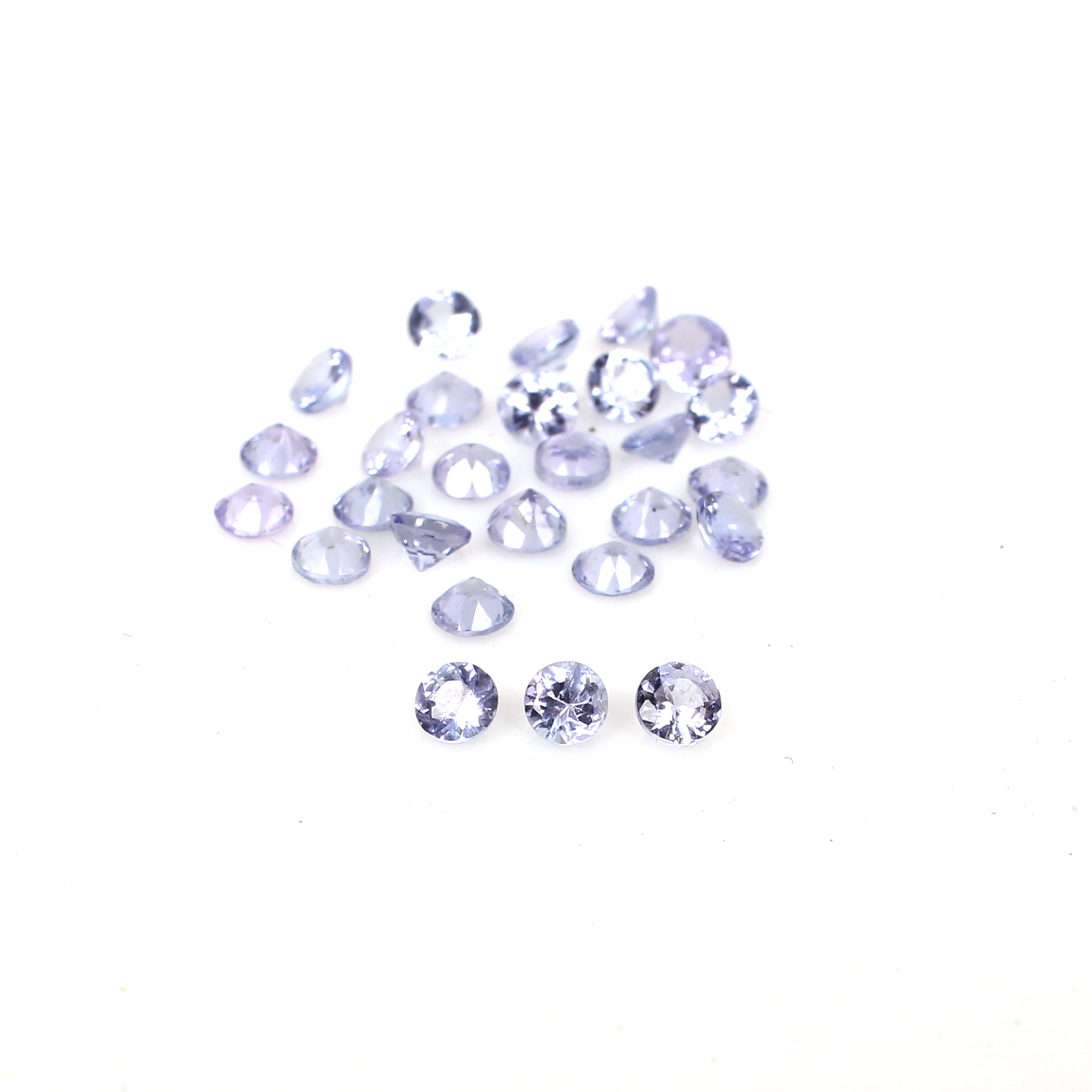 Natural Tanzanite Round Cut 285Cts 27pcs Lots