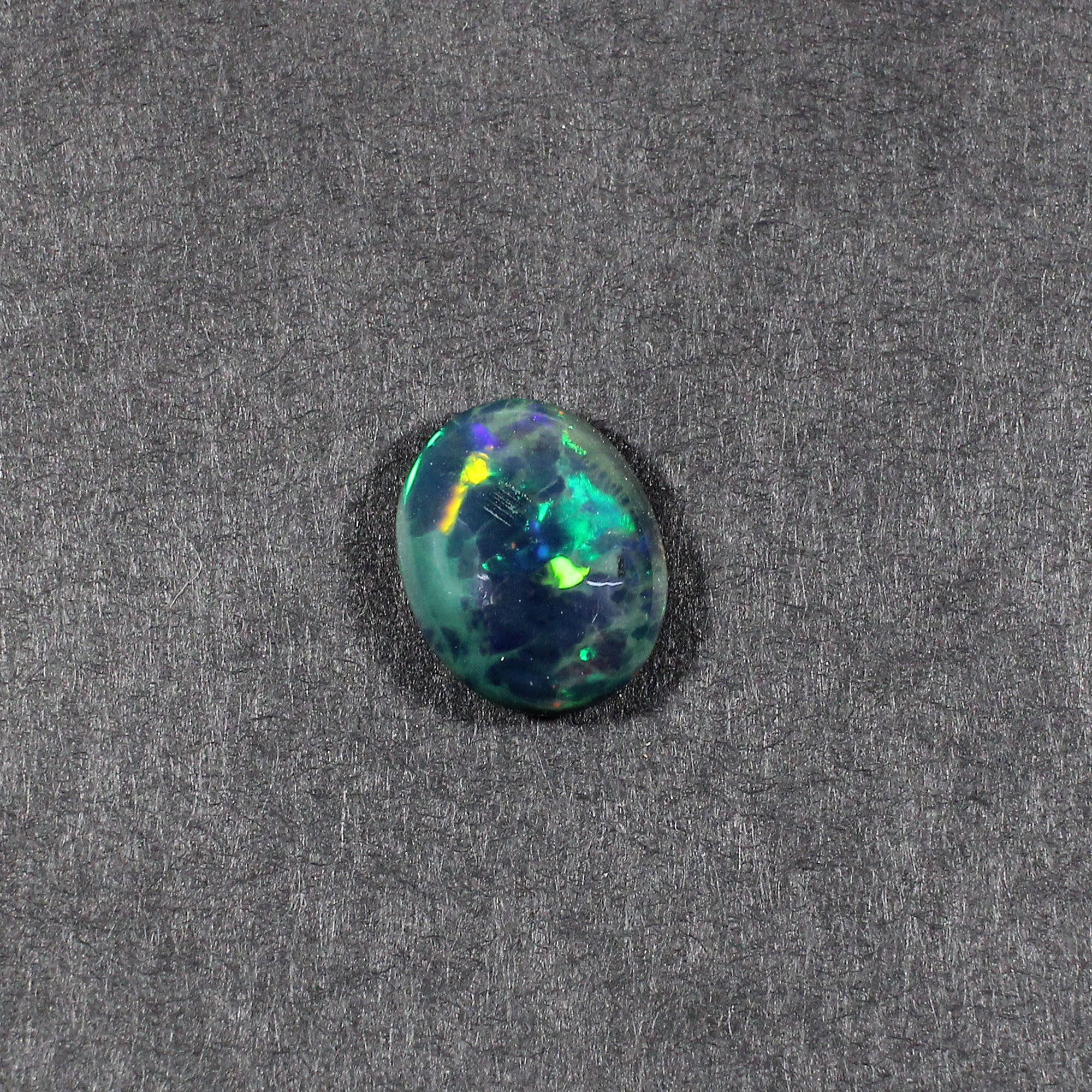 Natural Black Opal 13X10MM Oval Cabochon 230Cts 1 Piece Gemstone For Making Jewelry
