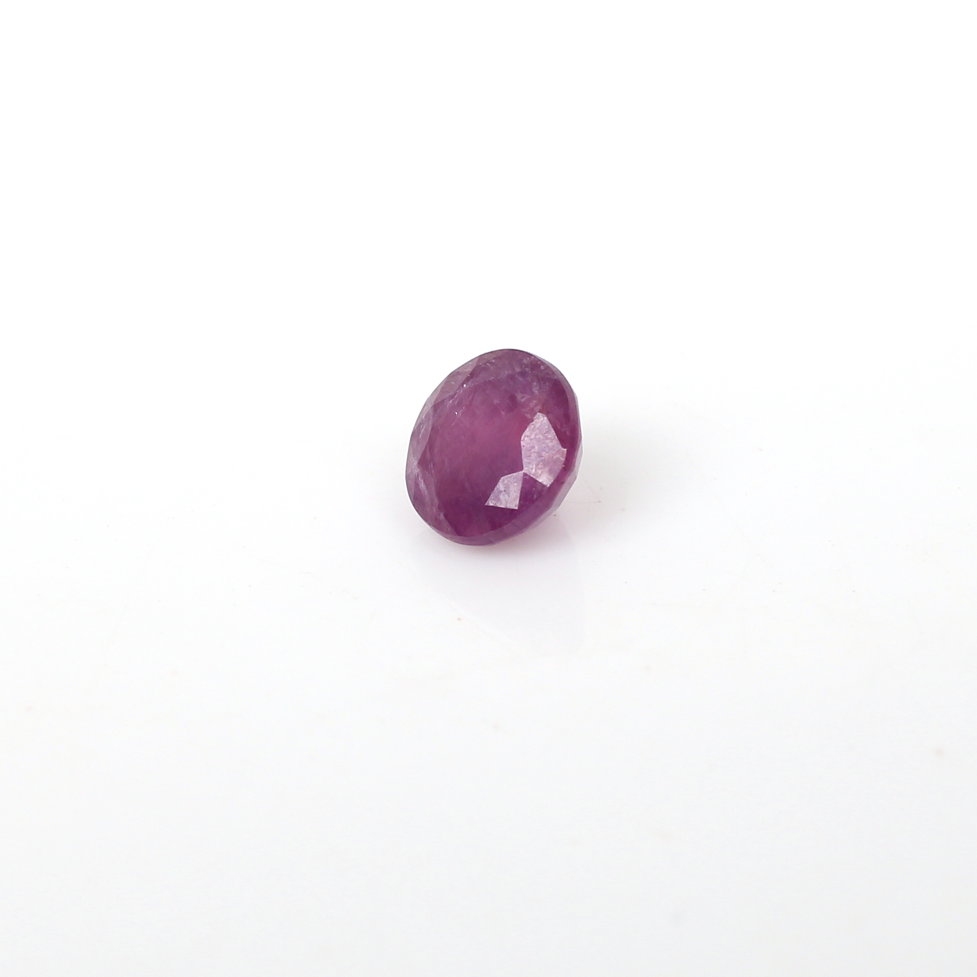 Red Sapphire 7mm Round cut 140Cts Loose Gemstone