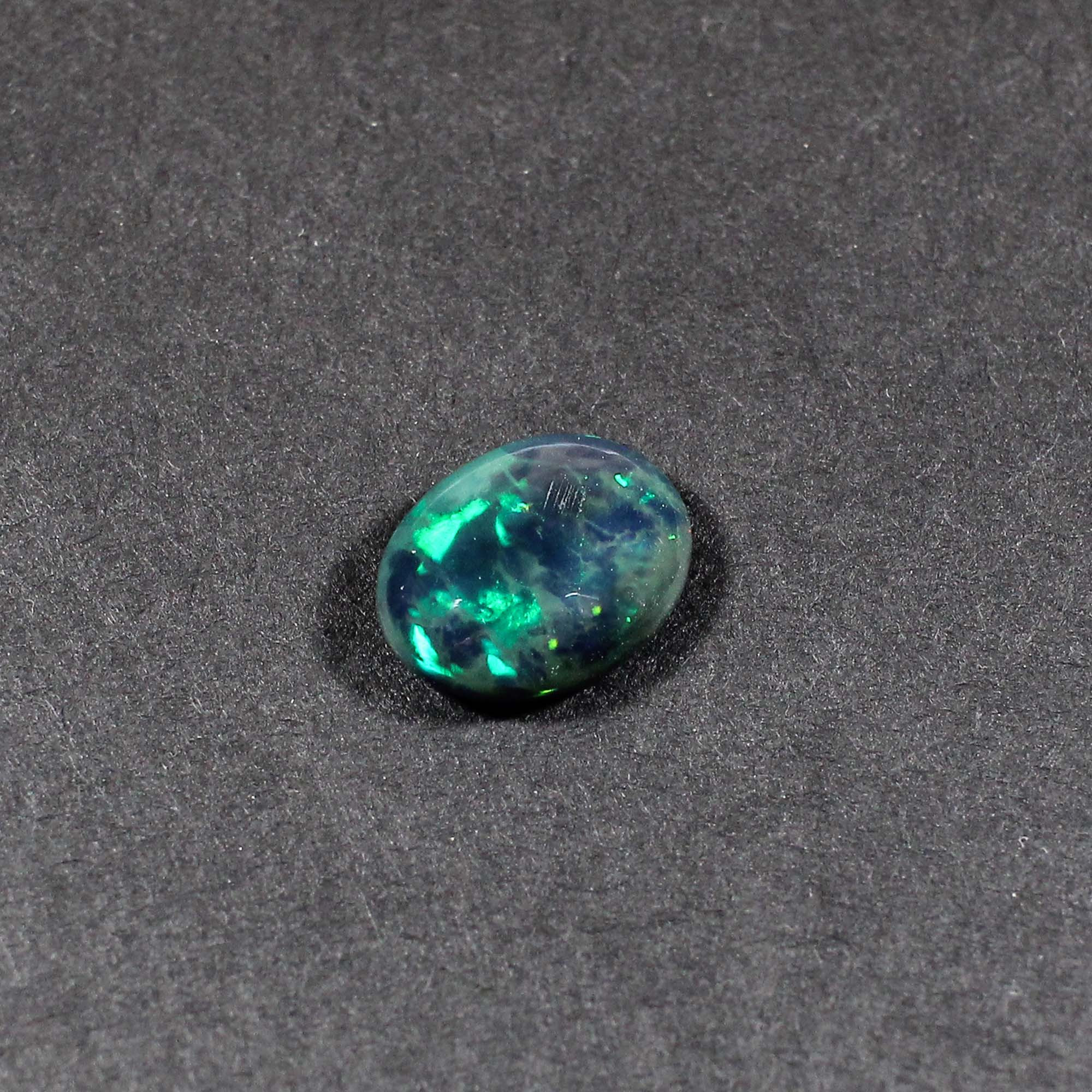 Natural Black Opal 13X10MM Oval Cabochon 230Cts 1 Piece Gemstone For Making Jewelry