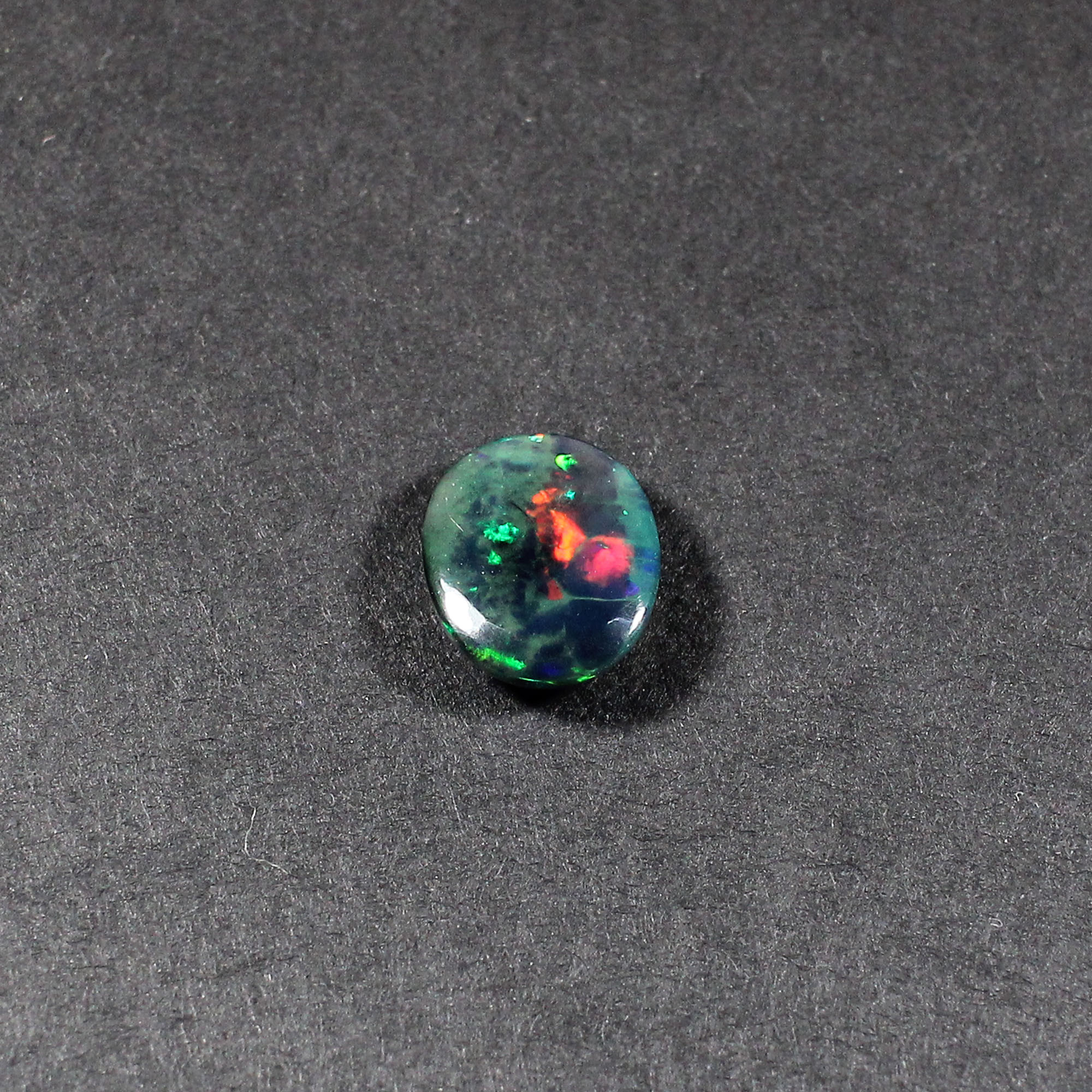 Natural Black Opal 13X10MM Oval Cabochon 230Cts 1 Piece Gemstone For Making Jewelry