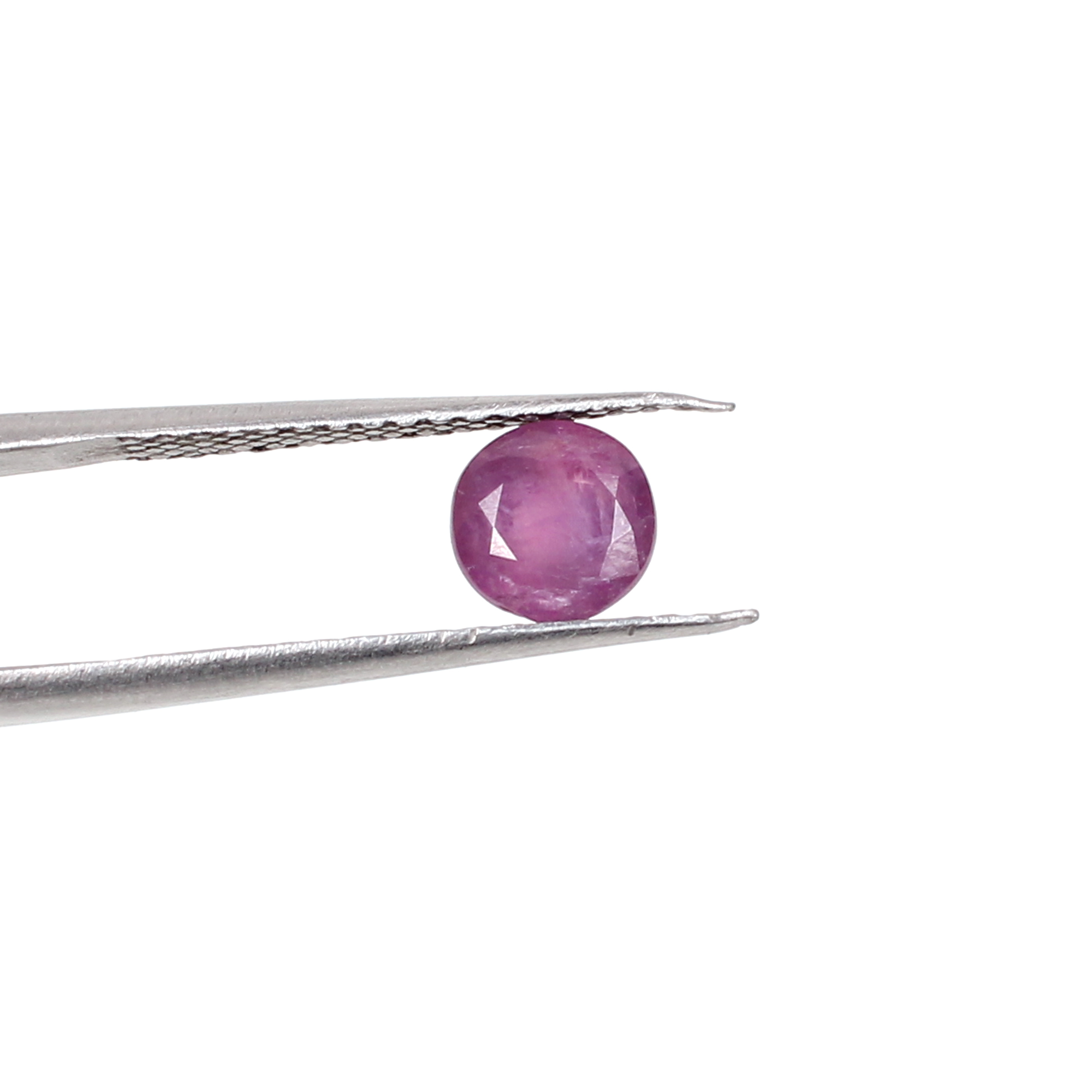 Red Sapphire 7mm Round cut 140Cts Loose Gemstone