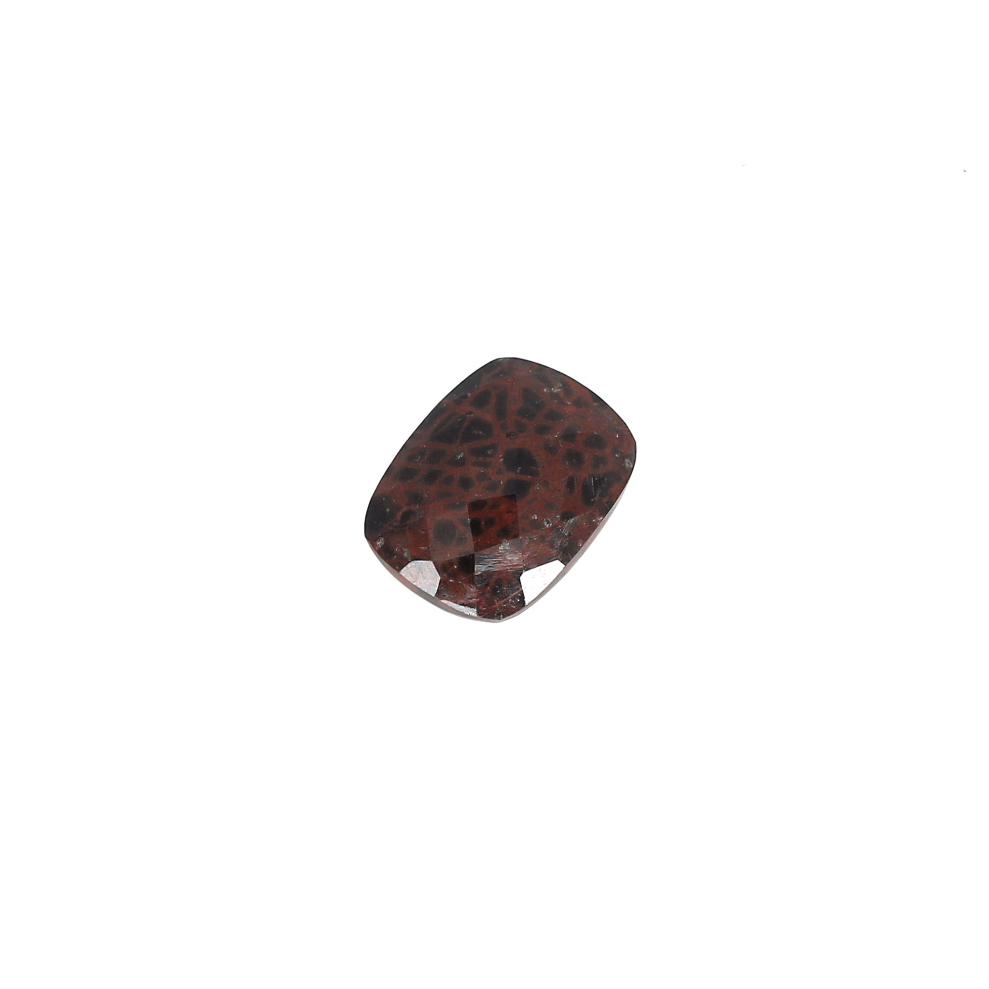 Natural Spider Web Jasper 20x15mm Rectangle Briollet Cut 1285cts Loose Gemstone