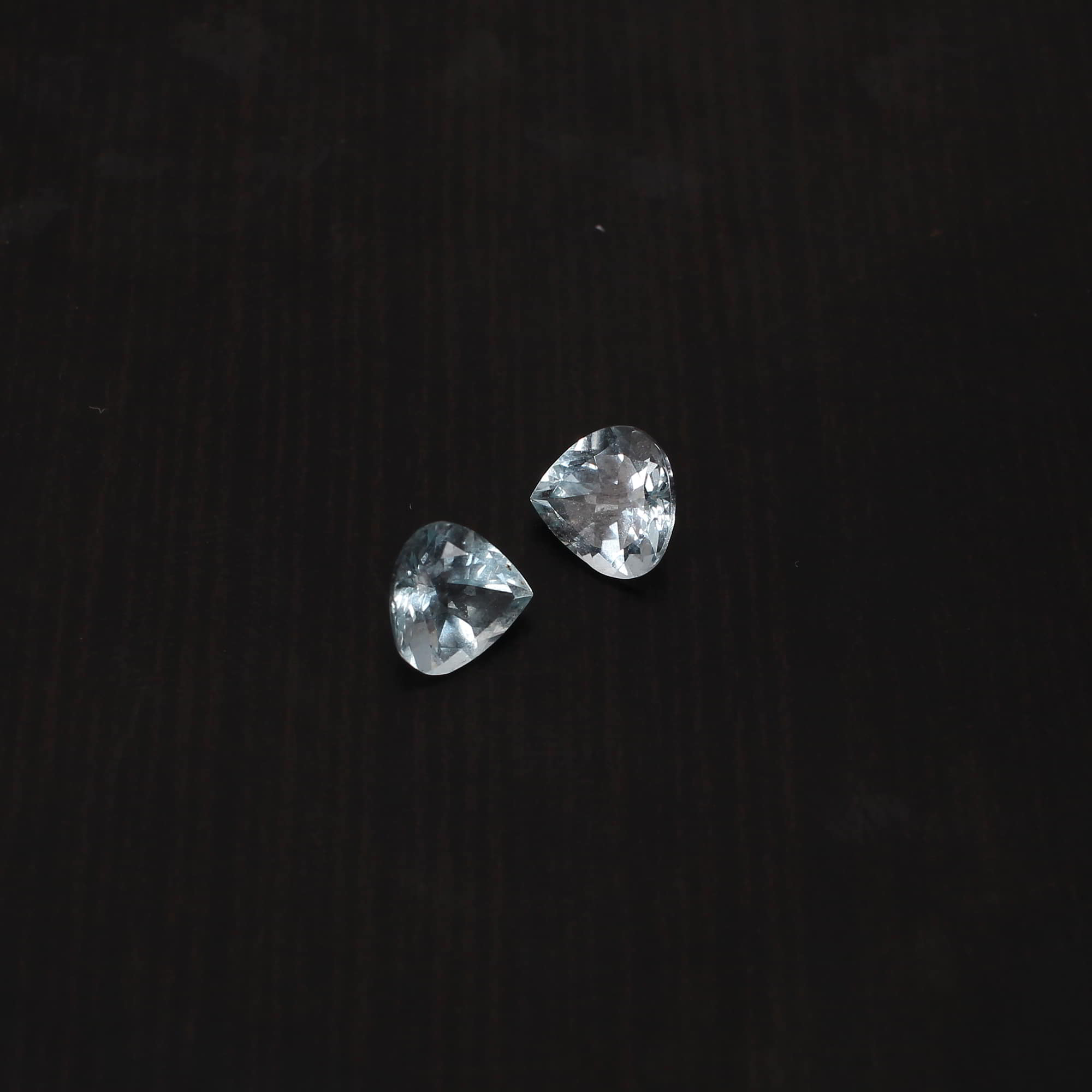 Natural Blue Aquamarine Heart Cut 1cts