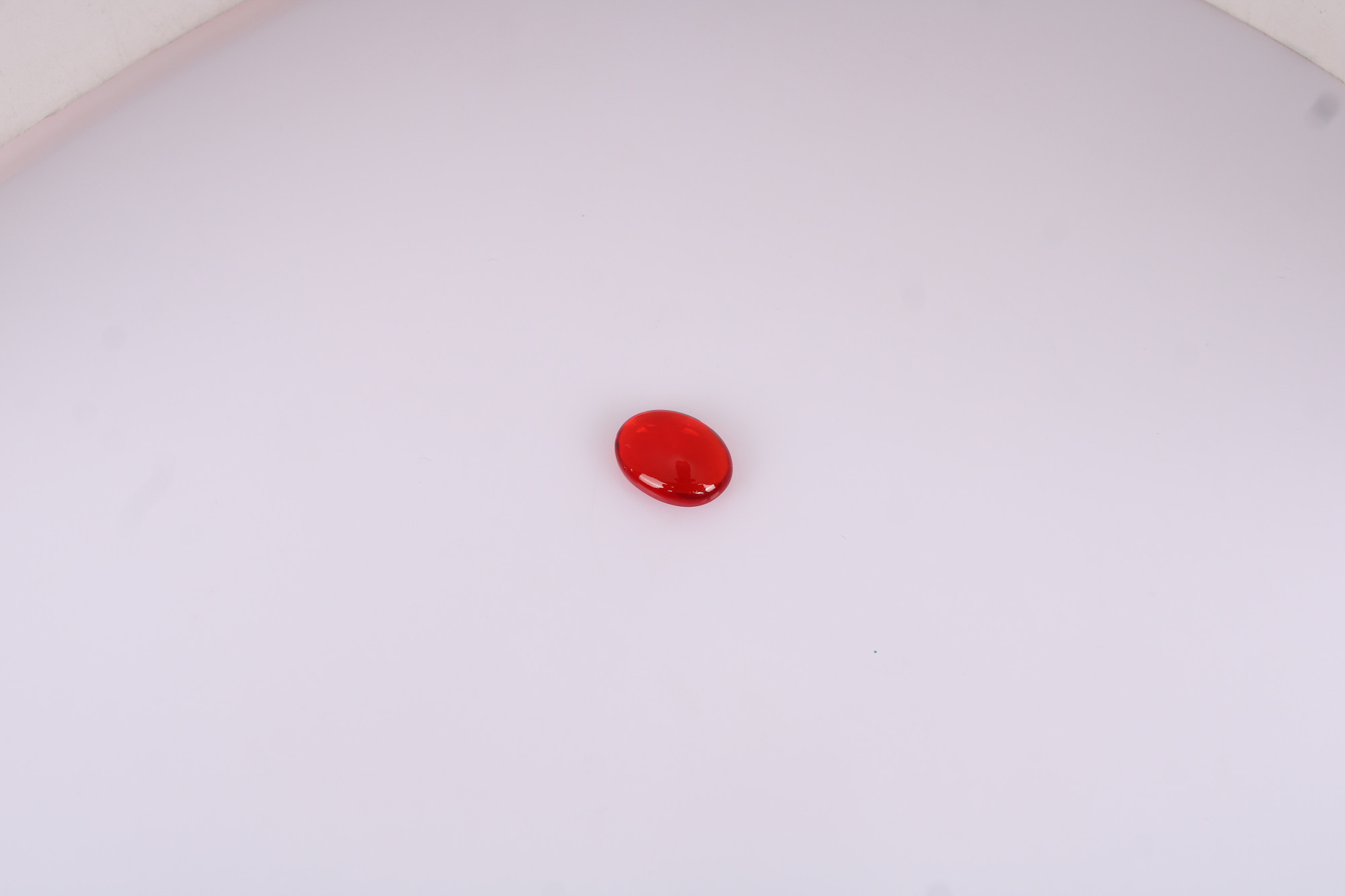 Red Garnet Hydro Gemstone Smooth Briolette 16x12mm 75 Carat for Jewelry Making