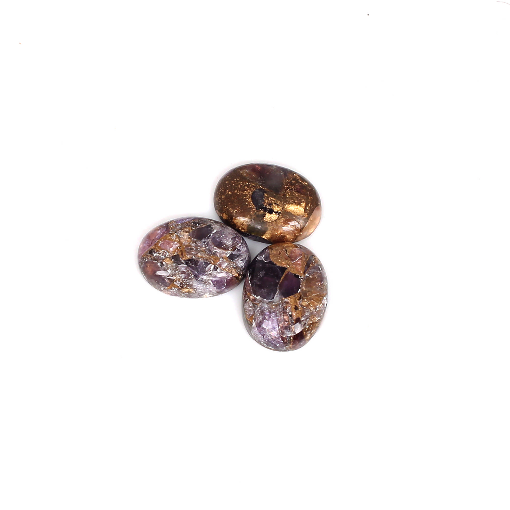Amethyst Copper 16x12mm Oval Cab 855cts Loose Gemstone