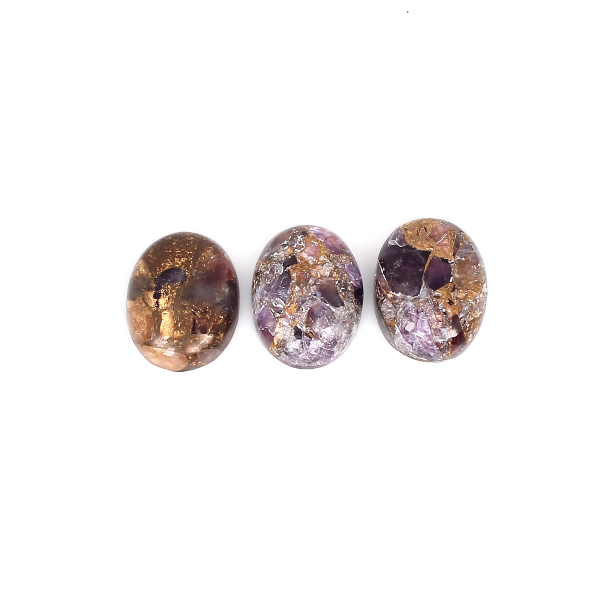 Amethyst Copper 16x12mm Oval Cab 855cts Loose Gemstone
