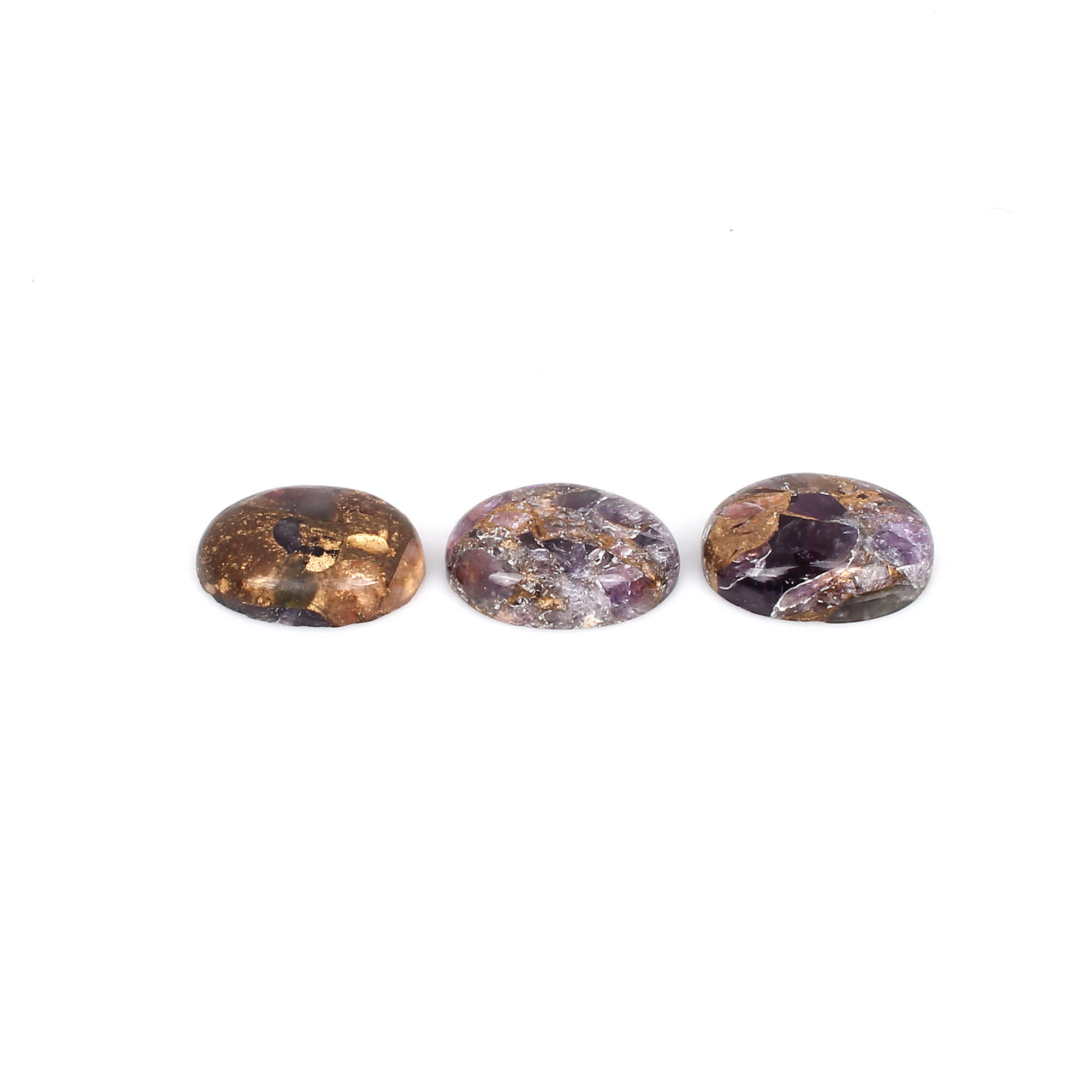 Amethyst Copper 16x12mm Oval Cab 855cts Loose Gemstone