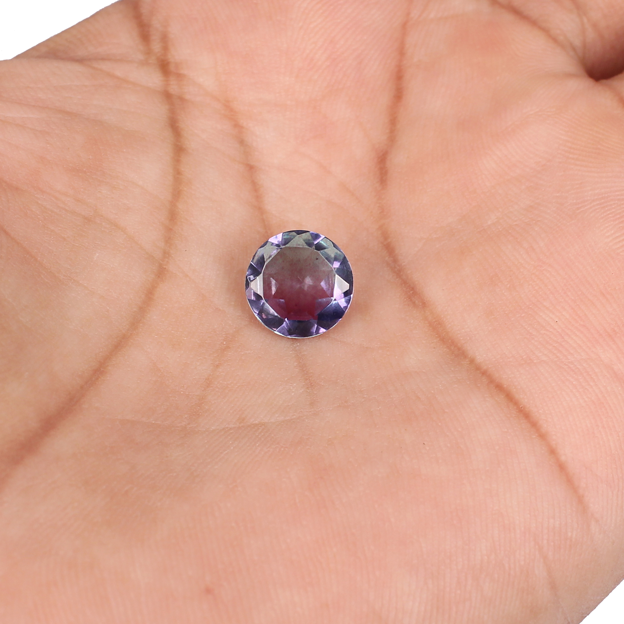 Synthetic Alexandrite Doublet Gemstone 290 Carat 10x10mm for Jewelry Making