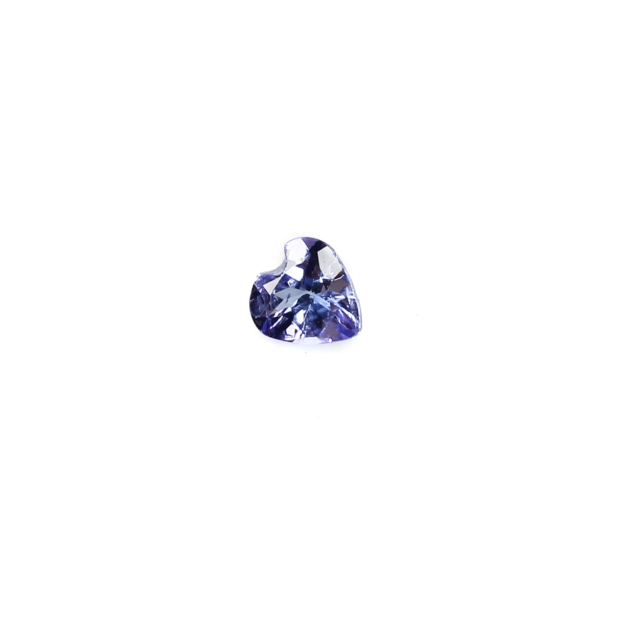 AAA Quality Natural Tanzanite 4x4mm Heart Cut 030Cts Loose Gemstone
