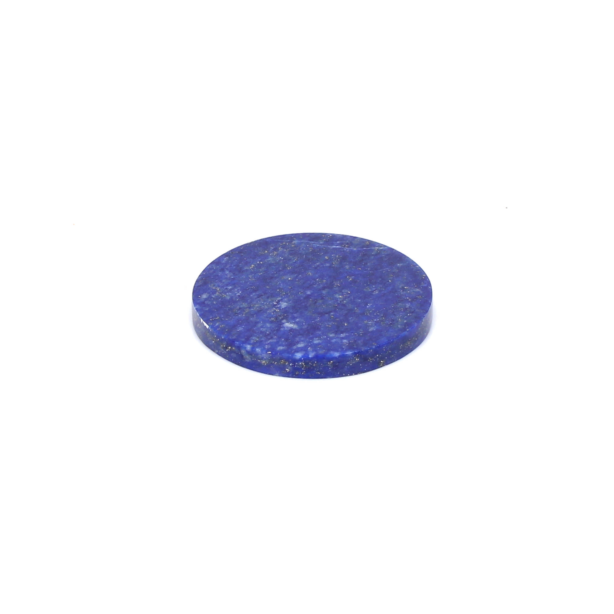 Natural Lapis Lazuli 27mm Round Flat 2610cts Loose Gemstone