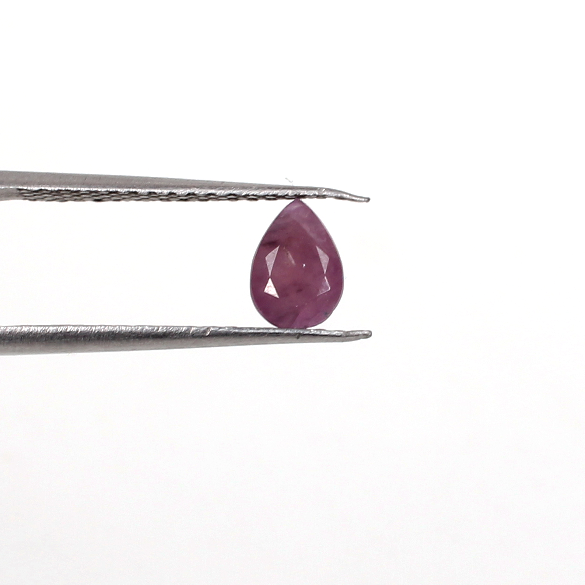 Red Sapphire 7x5mm Pear Cut 120Cts Loose Gemstone