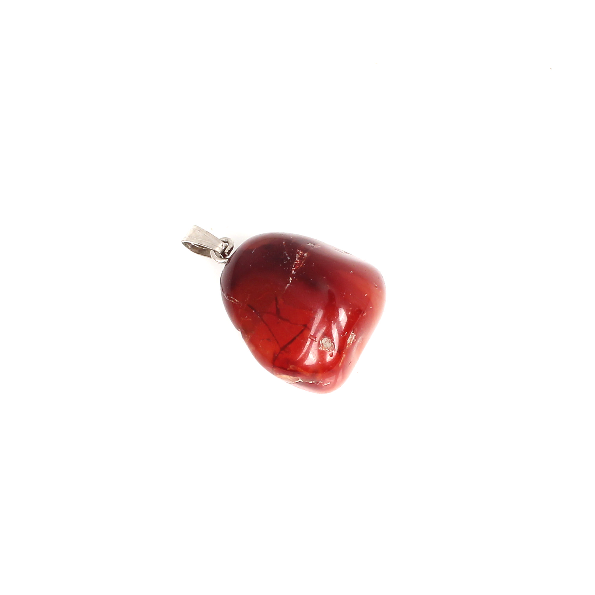 Natural Red sardonyx18x13mm Fancy Cab 554cts 925 Sterling Silver Pendant