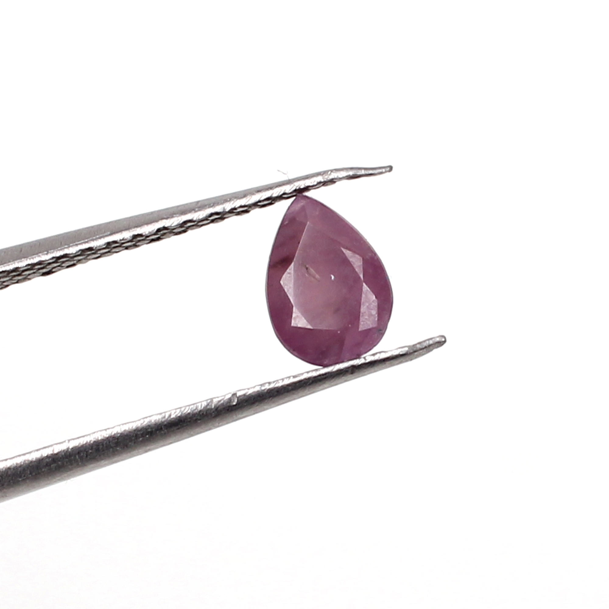 Red Sapphire 7x5mm Pear Cut 120Cts Loose Gemstone