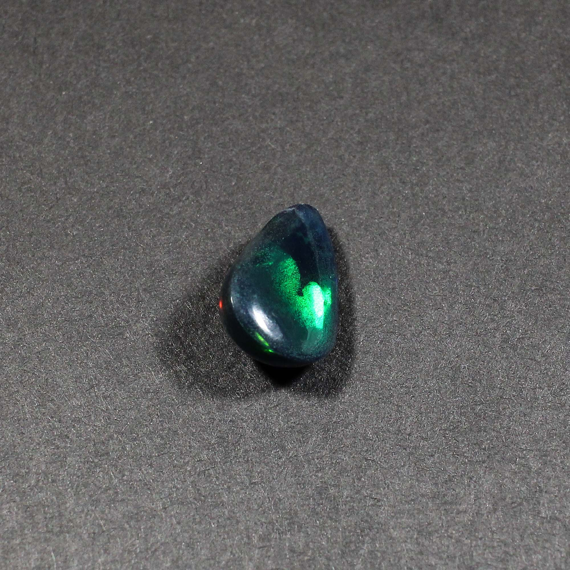 Natural Black Opal 16X10MM Pear Cabochon 440Cts 1 Piece Gemstone For Making Jewelry