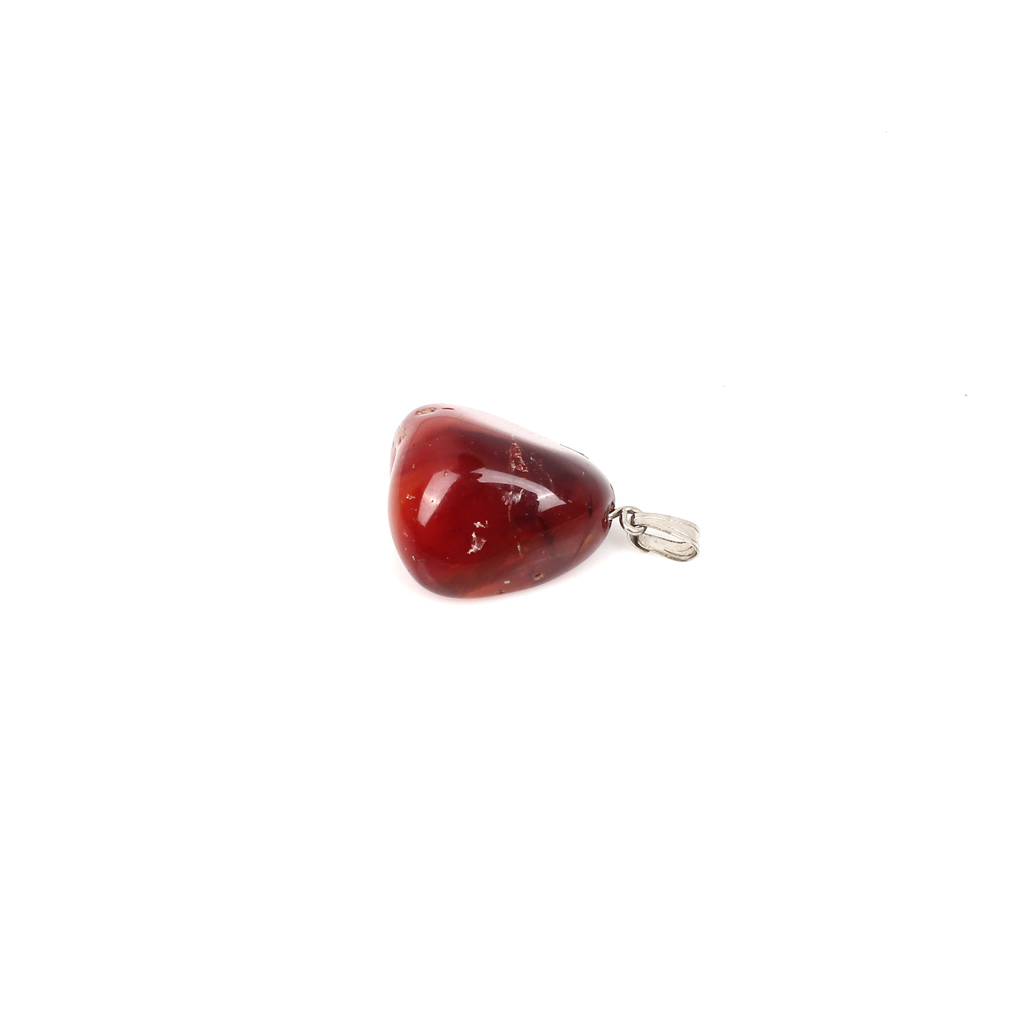 Natural Red sardonyx18x13mm Fancy Cab 554cts 925 Sterling Silver Pendant